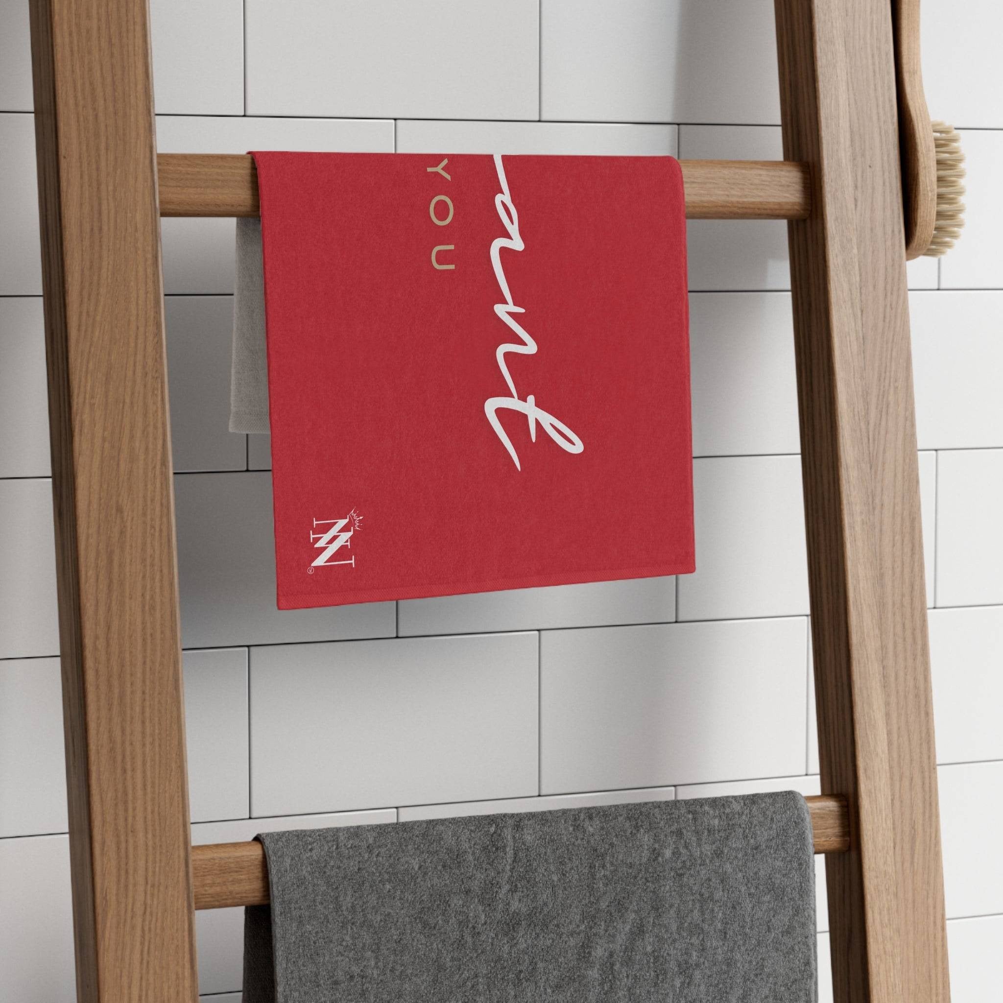 I Want You Red Mix Match Soft Sex Towels | Flirty Lovers’ Gifts