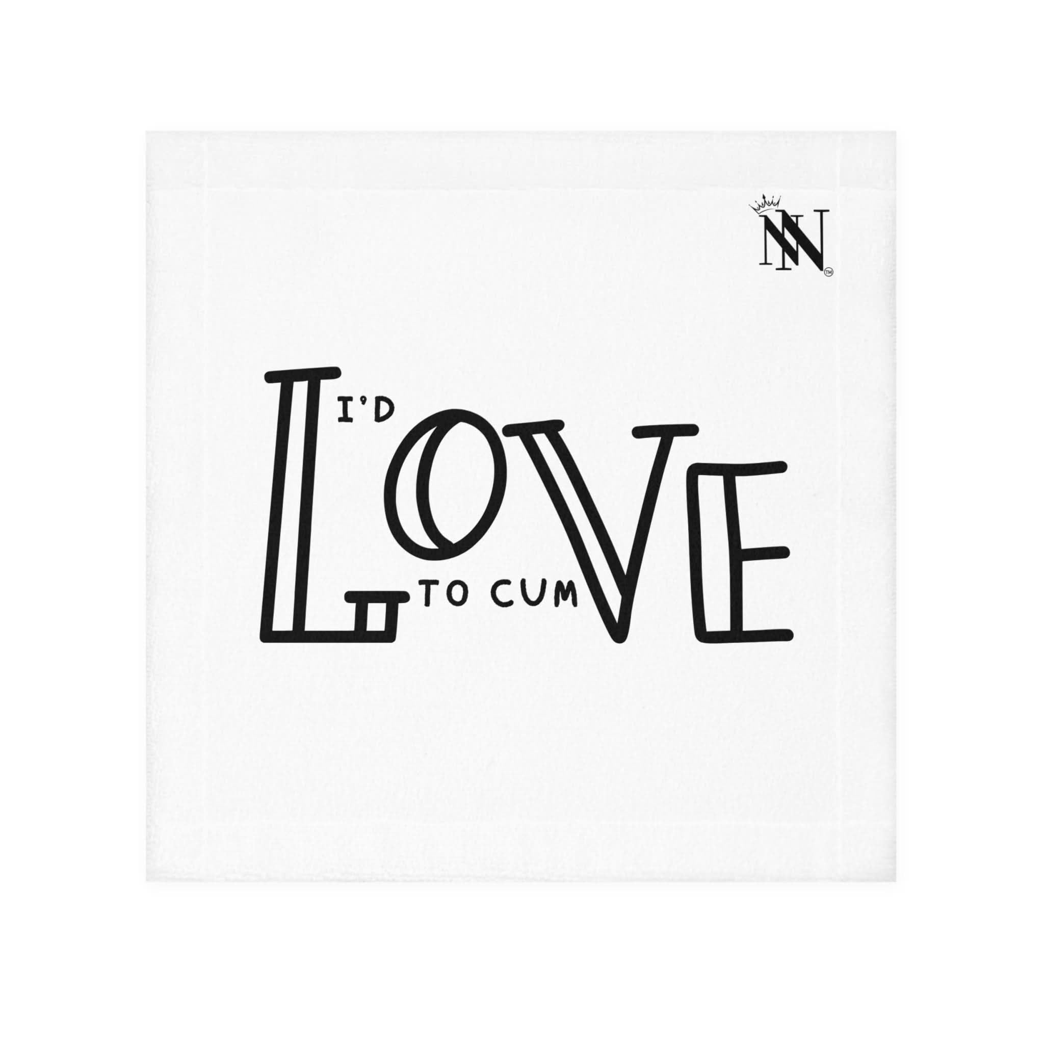 I’d Love Cum | Mix & Match Lils’ Fun-Flirty Lovers’ Towels