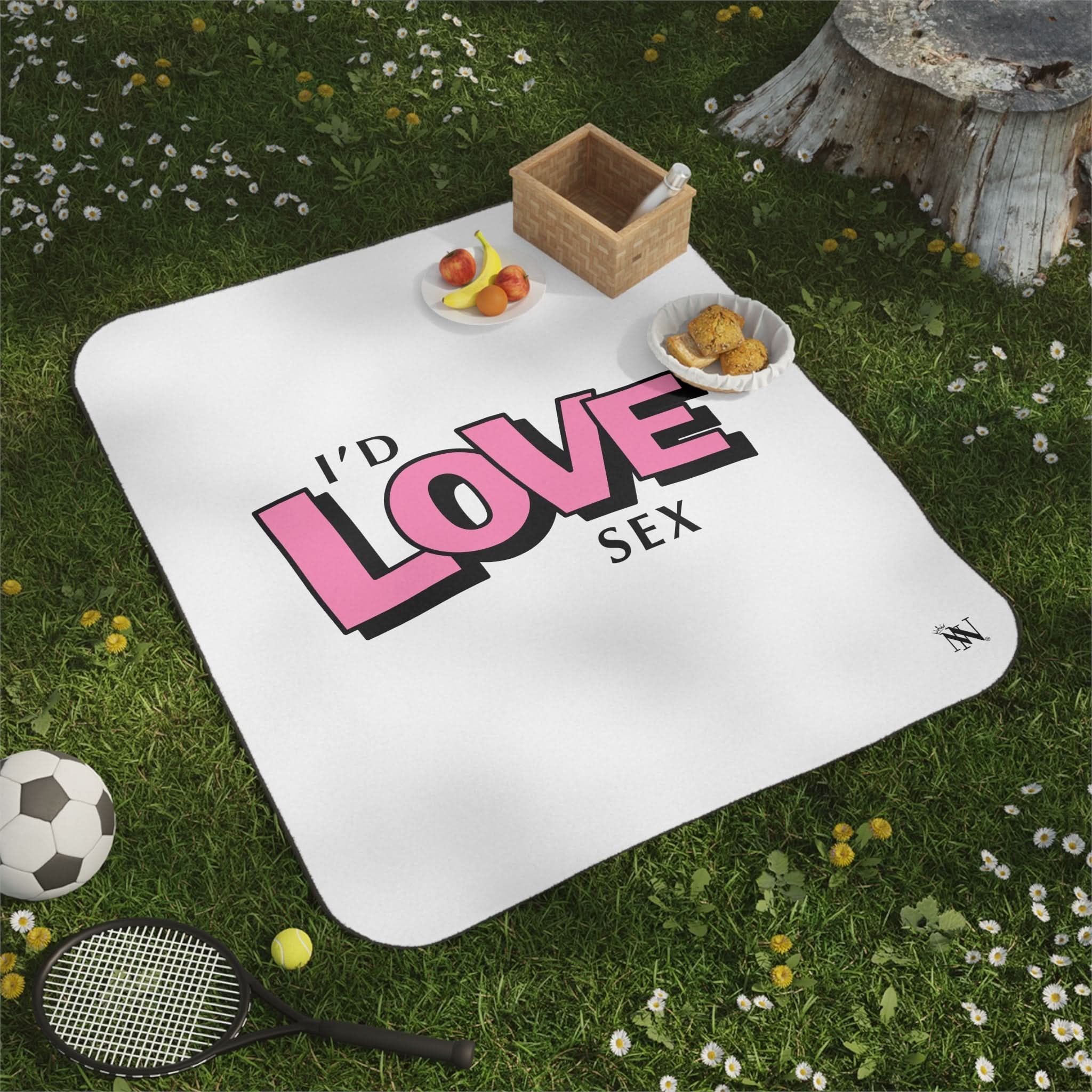 I’d Love Sex | Mix Match Fun-Flirty Lovers’ Water-Resistant Blankets