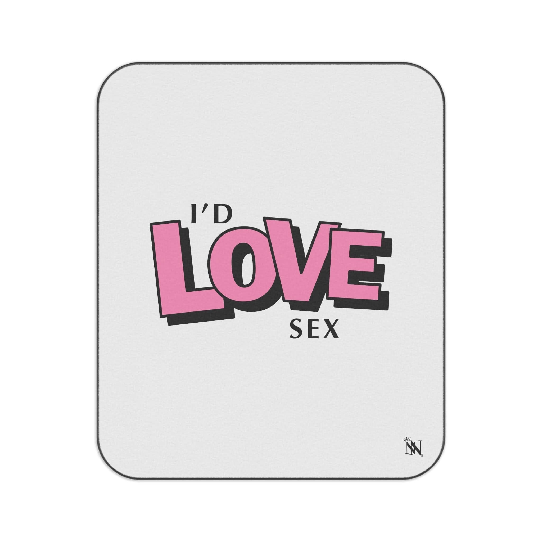I’d Love Sex | Mix Match Fun-Flirty Lovers’ Water-Resistant Blankets