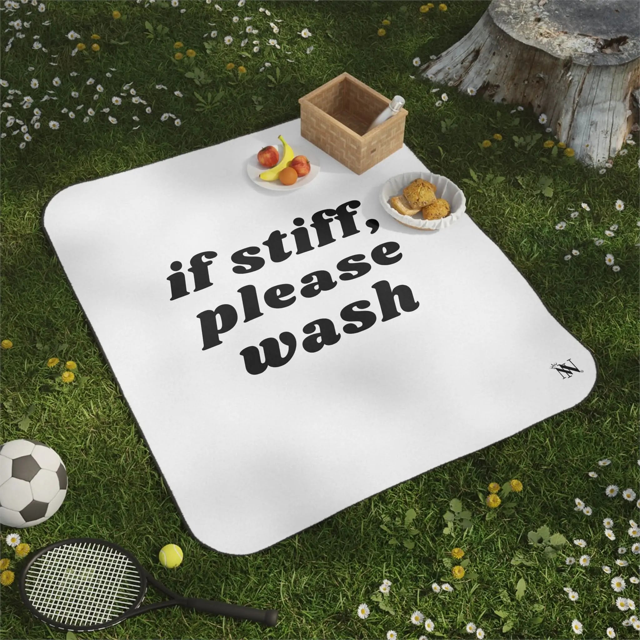 If Stiff Please Wash | Mix Match Fun-Flirty Lovers’ Water-Resistant Blankets
