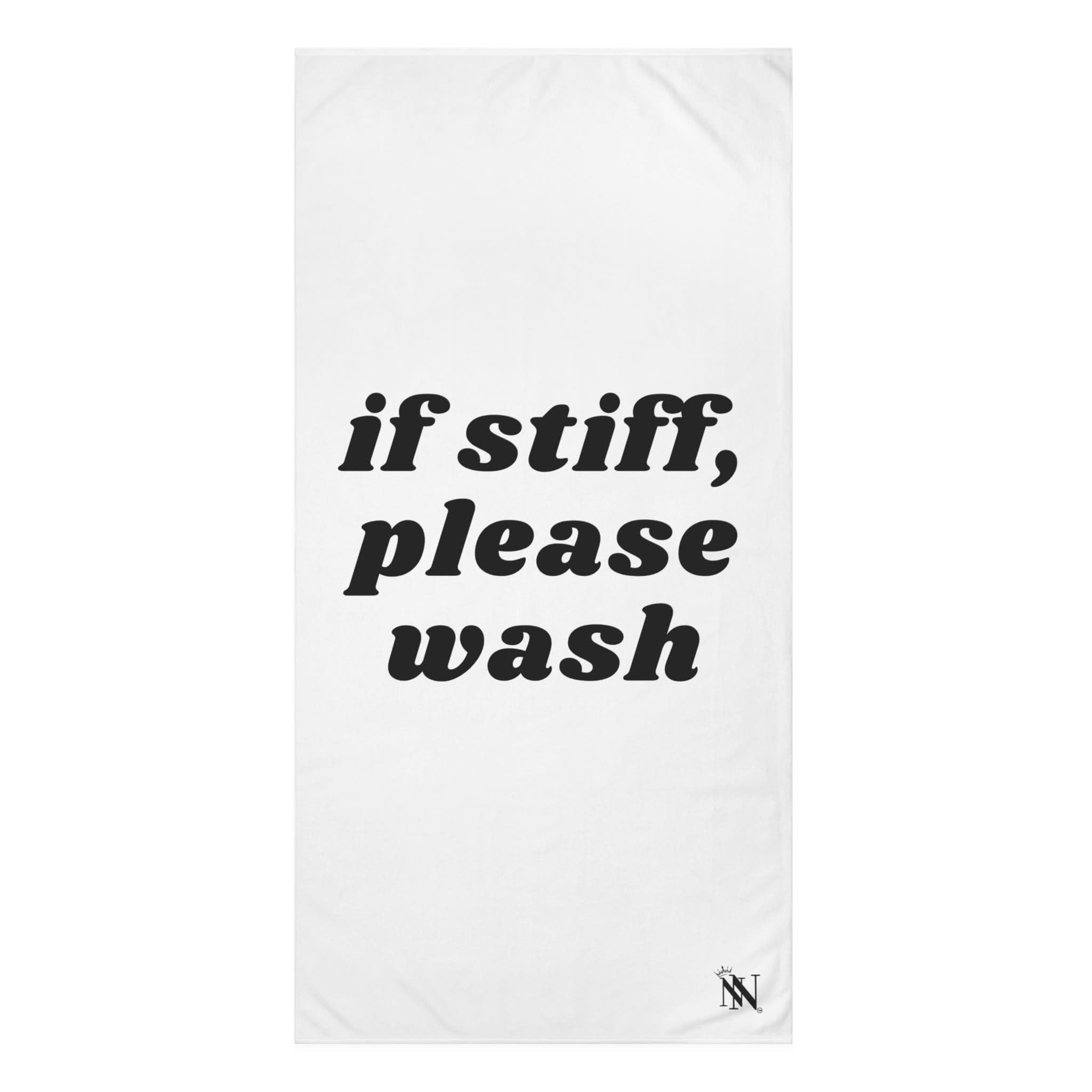 If Stiff Please Wash | Mix & Match Naughty XL Fun-Flirty Lovers’ Towels