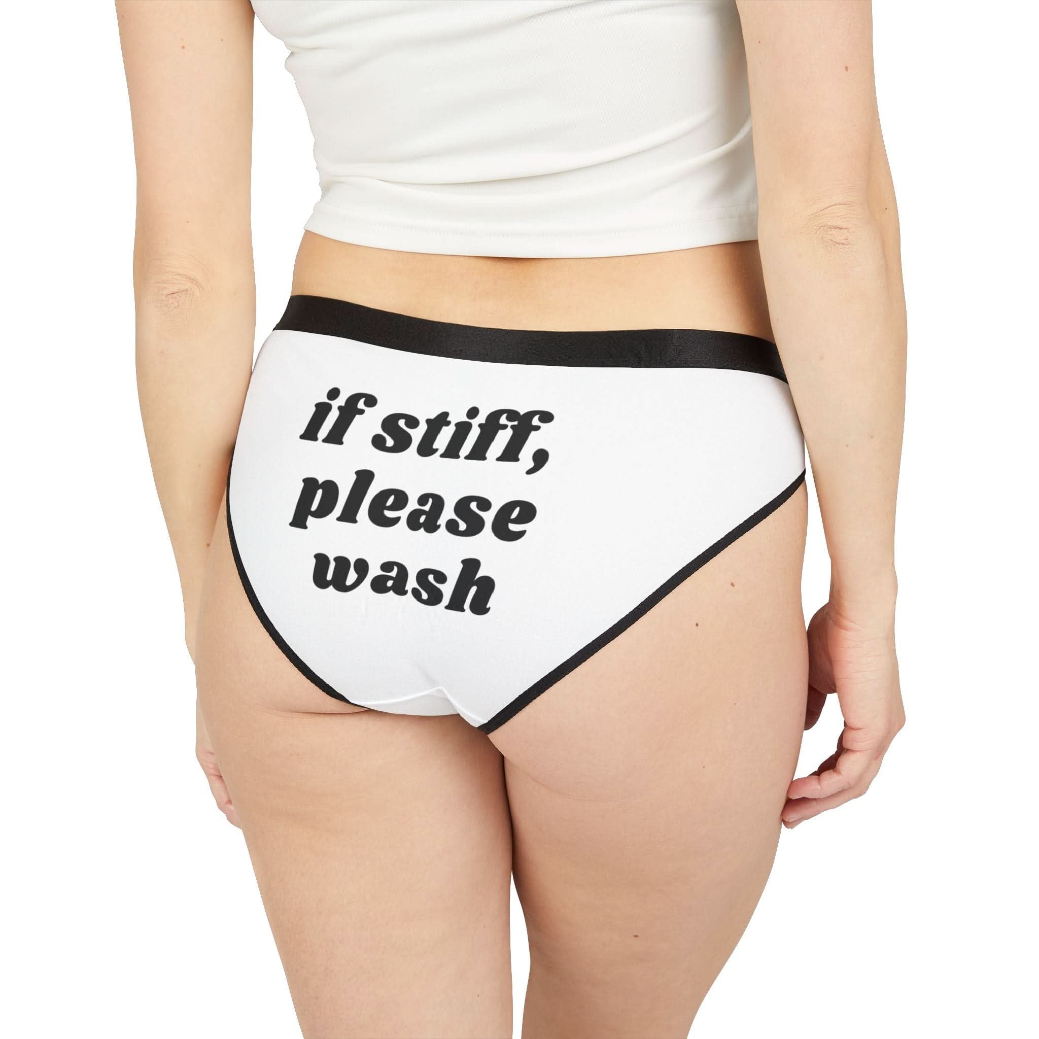 If Stiff Please Wash | Mix & Match Women’s Fun-Flirty Lovers’ Panties