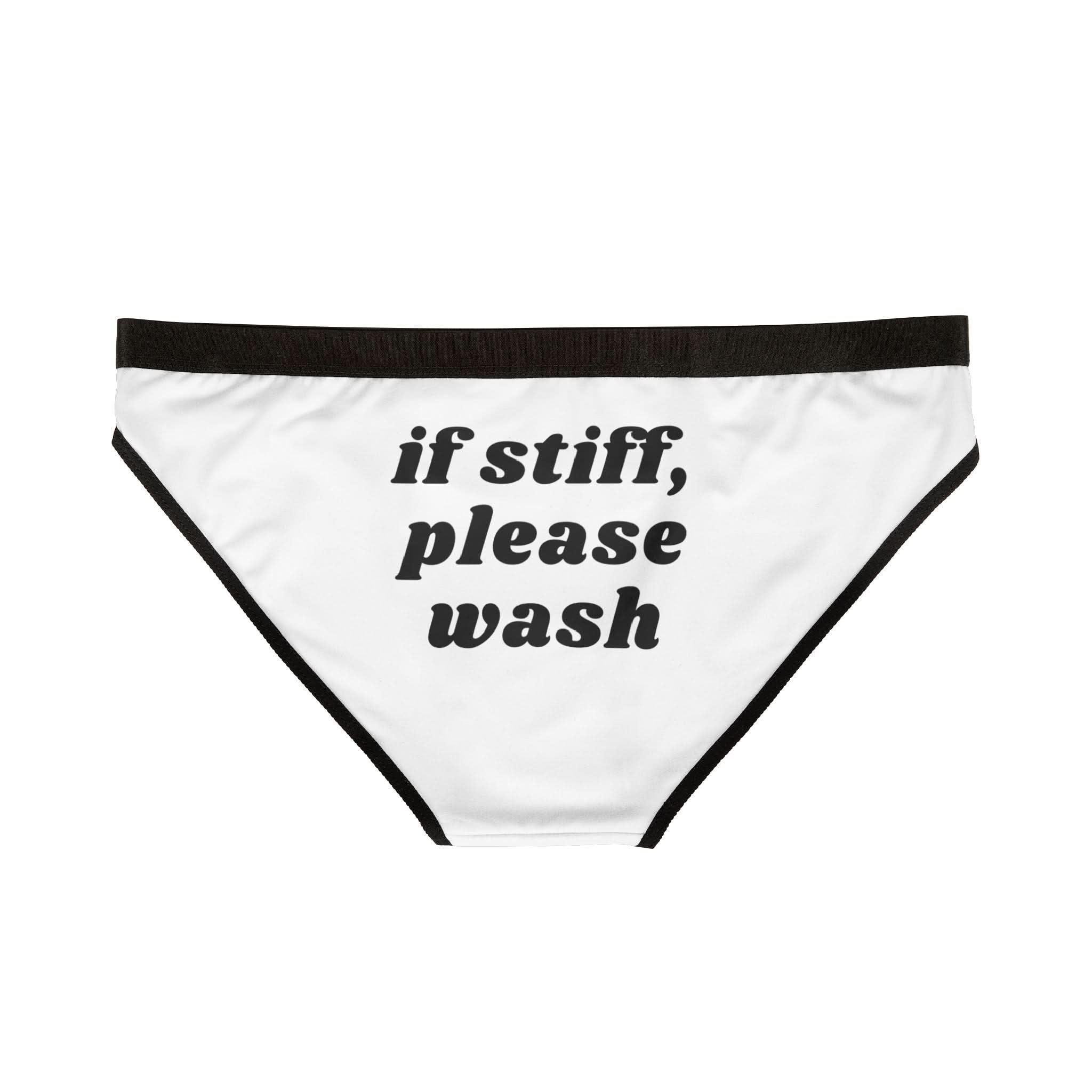 If Stiff Please Wash | Mix & Match Women’s Fun-Flirty Lovers’ Panties