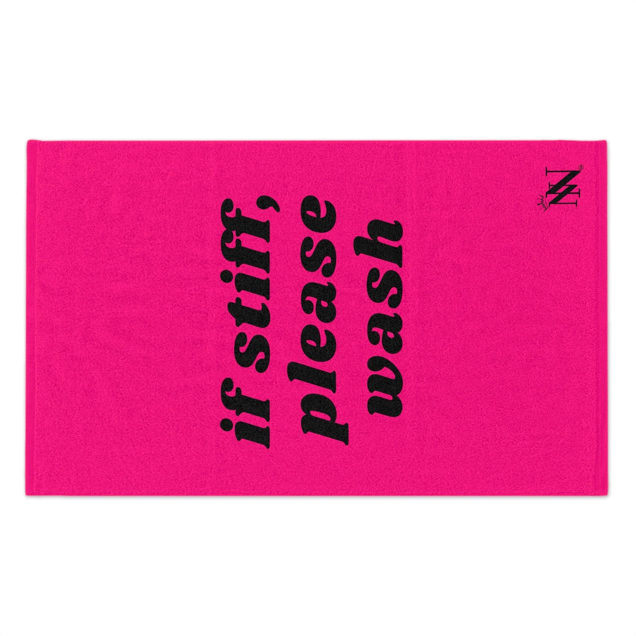 If Stiff Please Wash Pink Mix & Match Soft Sex Towels | Flirty Lovers’ Gifts