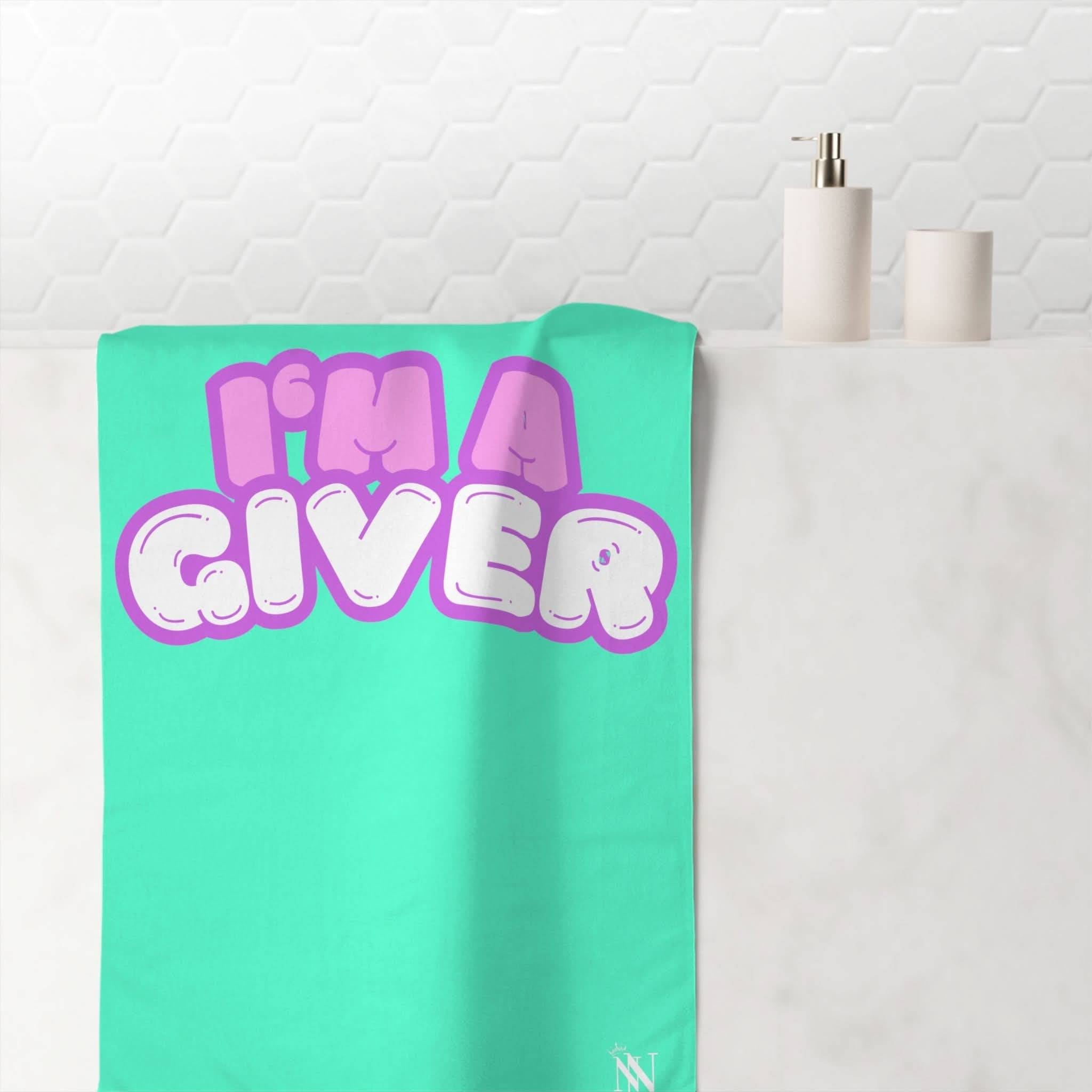 I’m A Giver | Mix & Match Naughty XL Fun-Flirty Lovers’ Towels