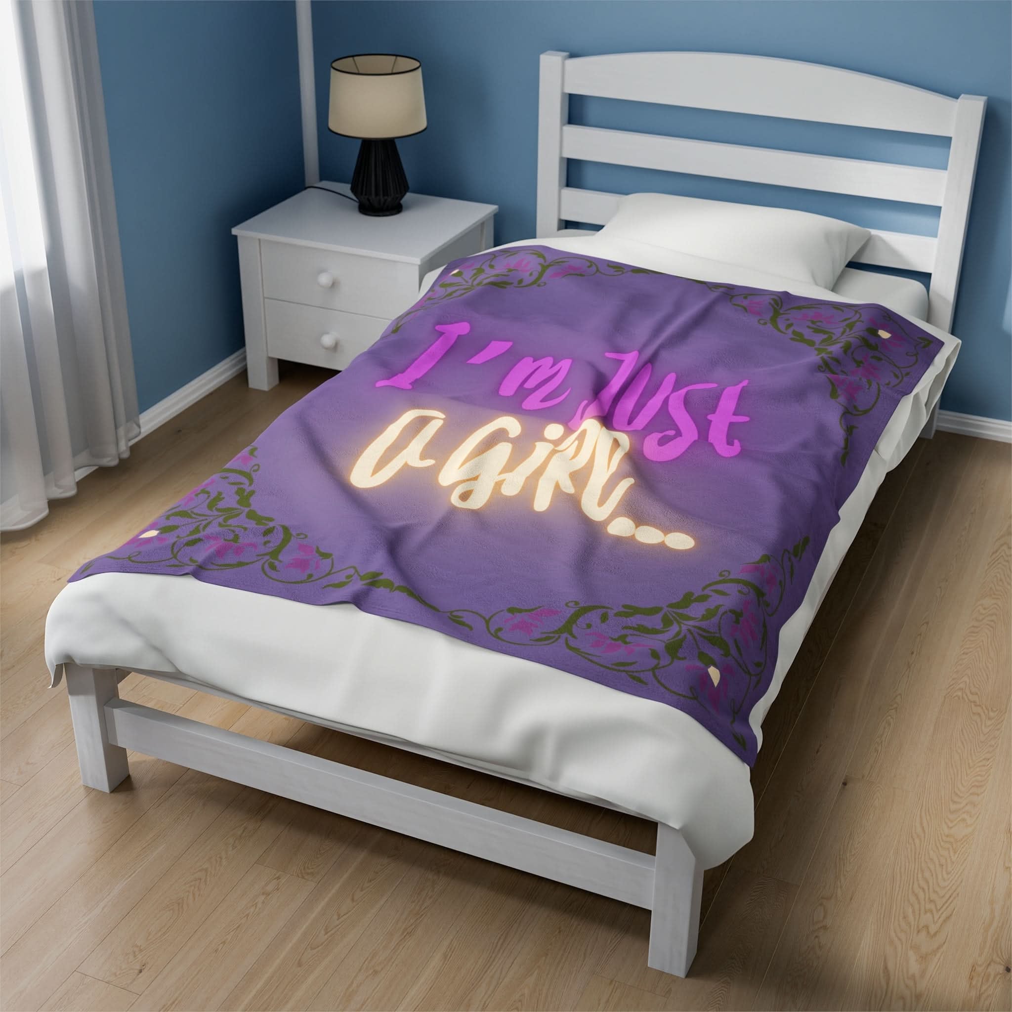 I’m Just a Girl | Mix & Match Fun-Flirty Lovers’ Blankets