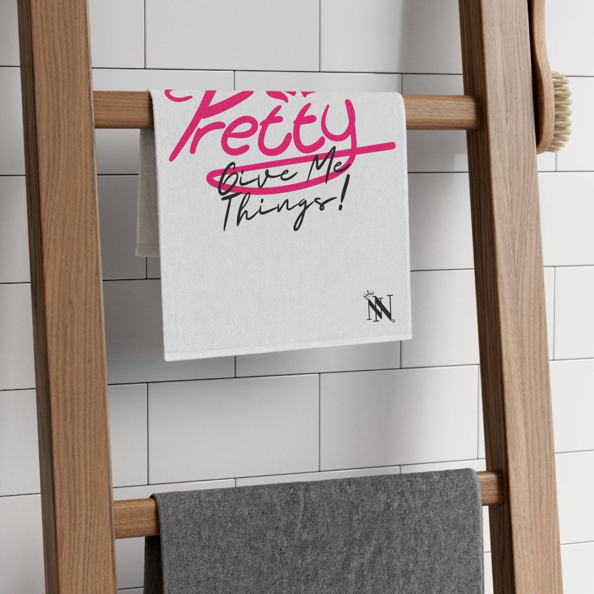 I’m Pretty Give Me Things | Mix & Match Soft Fun-Flirty Lovers’ Towels