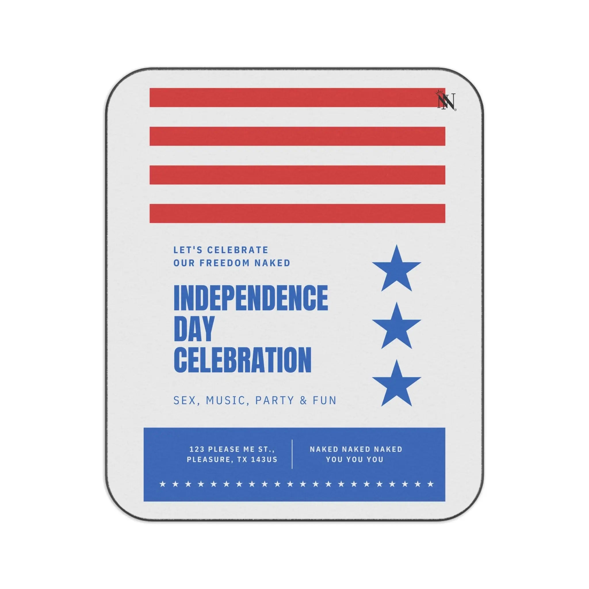 Independence Day Celebration | Mix Match Fun-Flirty Lovers’ Water-Resistant Blankets