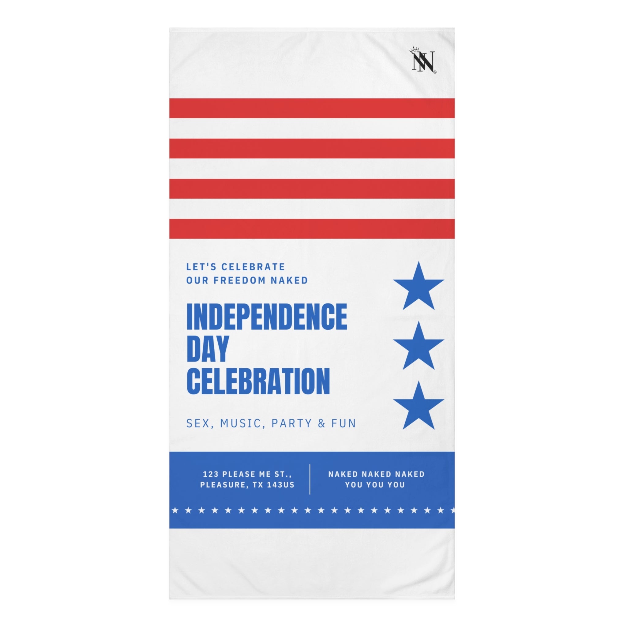 Independence Day Celebration | Mix & Match XL Fun-Flirty Lovers’ Towels