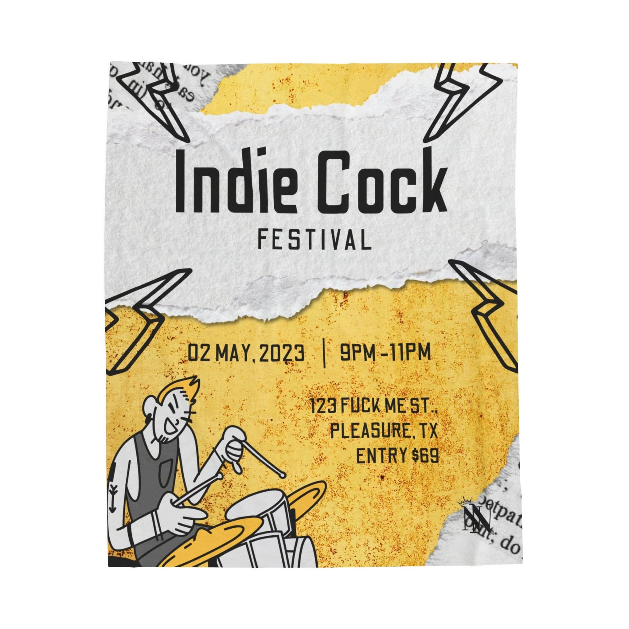 Indie Cock Festival | Mix & Match Fun-Flirty Lovers’ Blankets