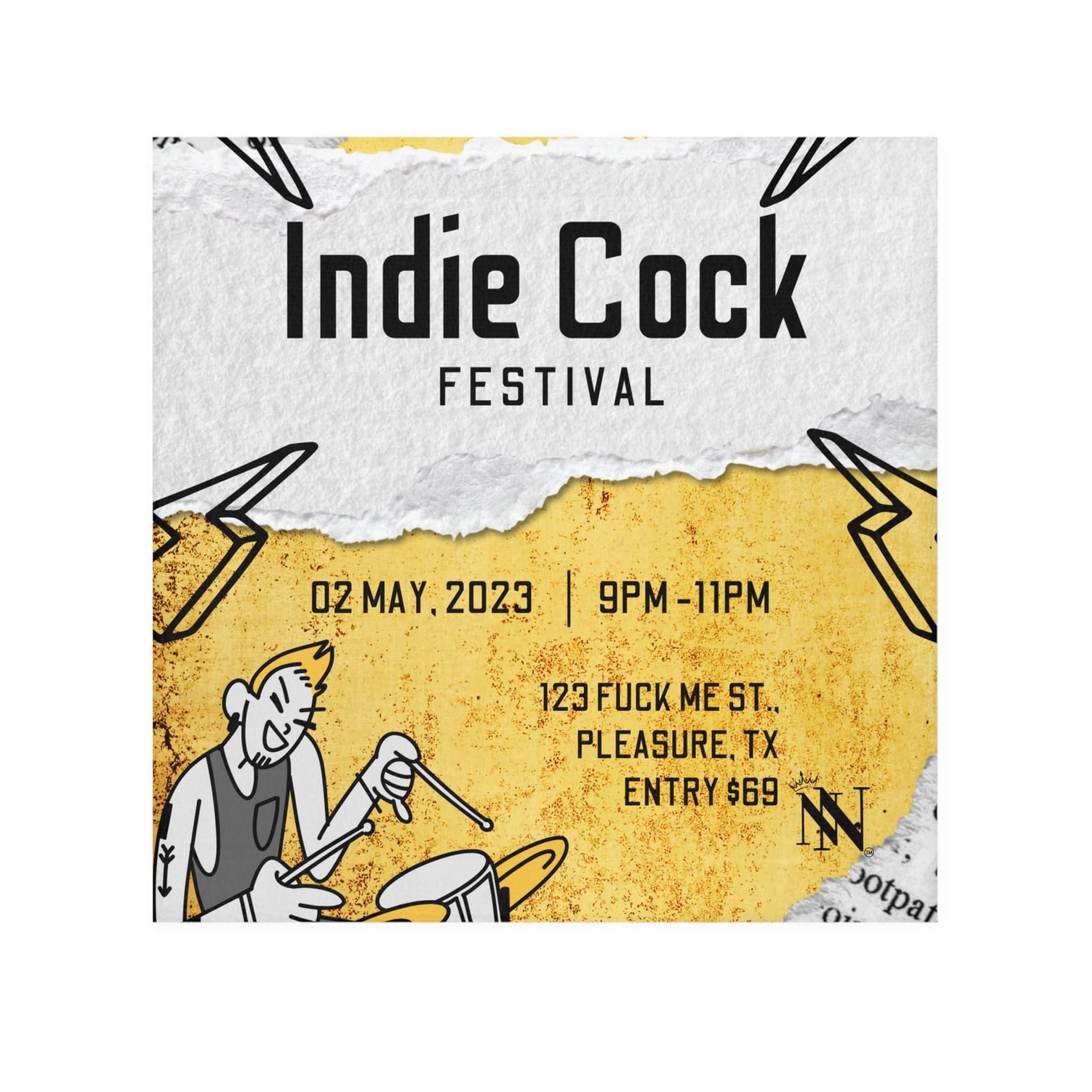 Indie Cock Festival | Mix & Match Lils’ Fun-Flirty Lovers’ Towels