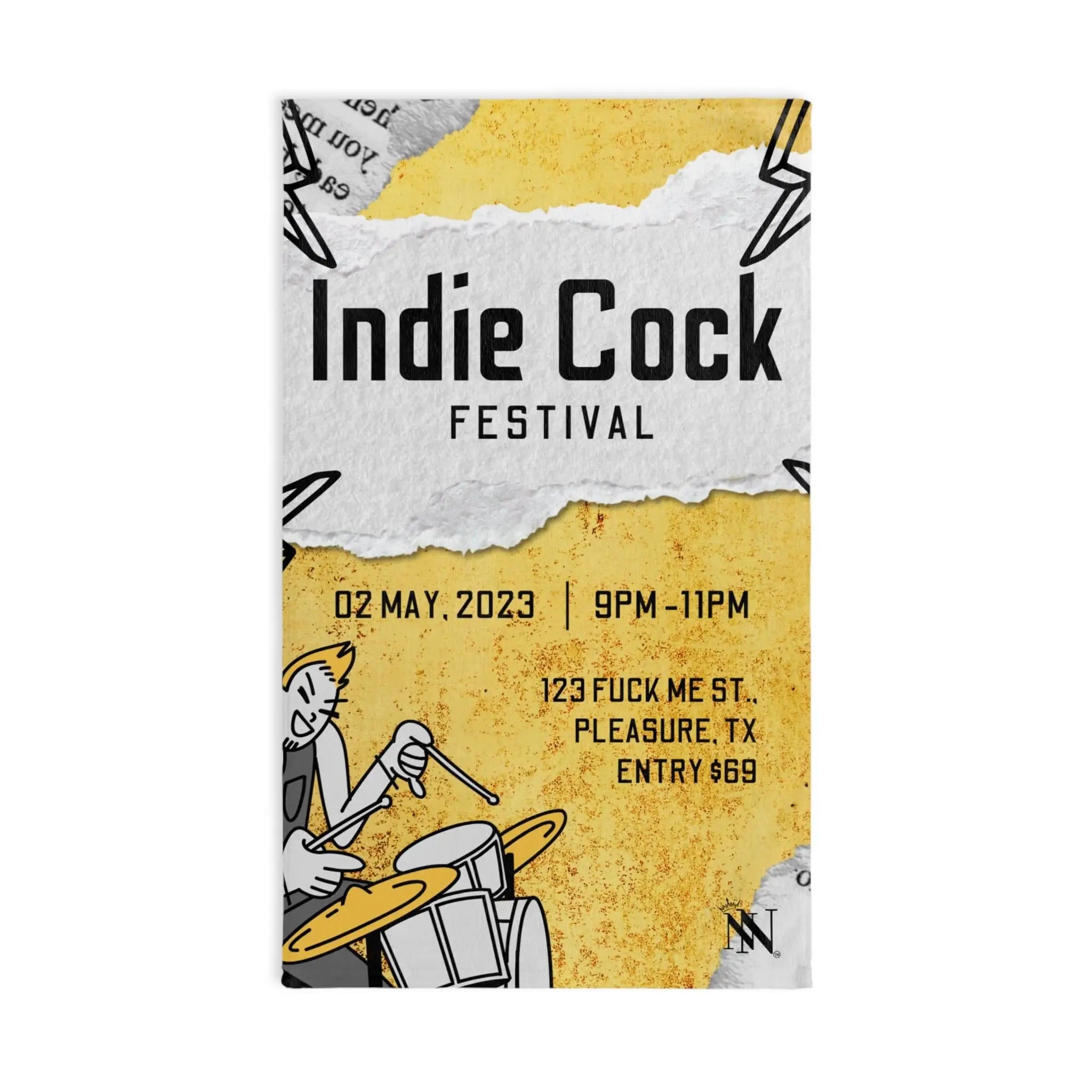 Indie Cock Festival | Mix & Match Original Fun-Flirty Lovers’ Towels