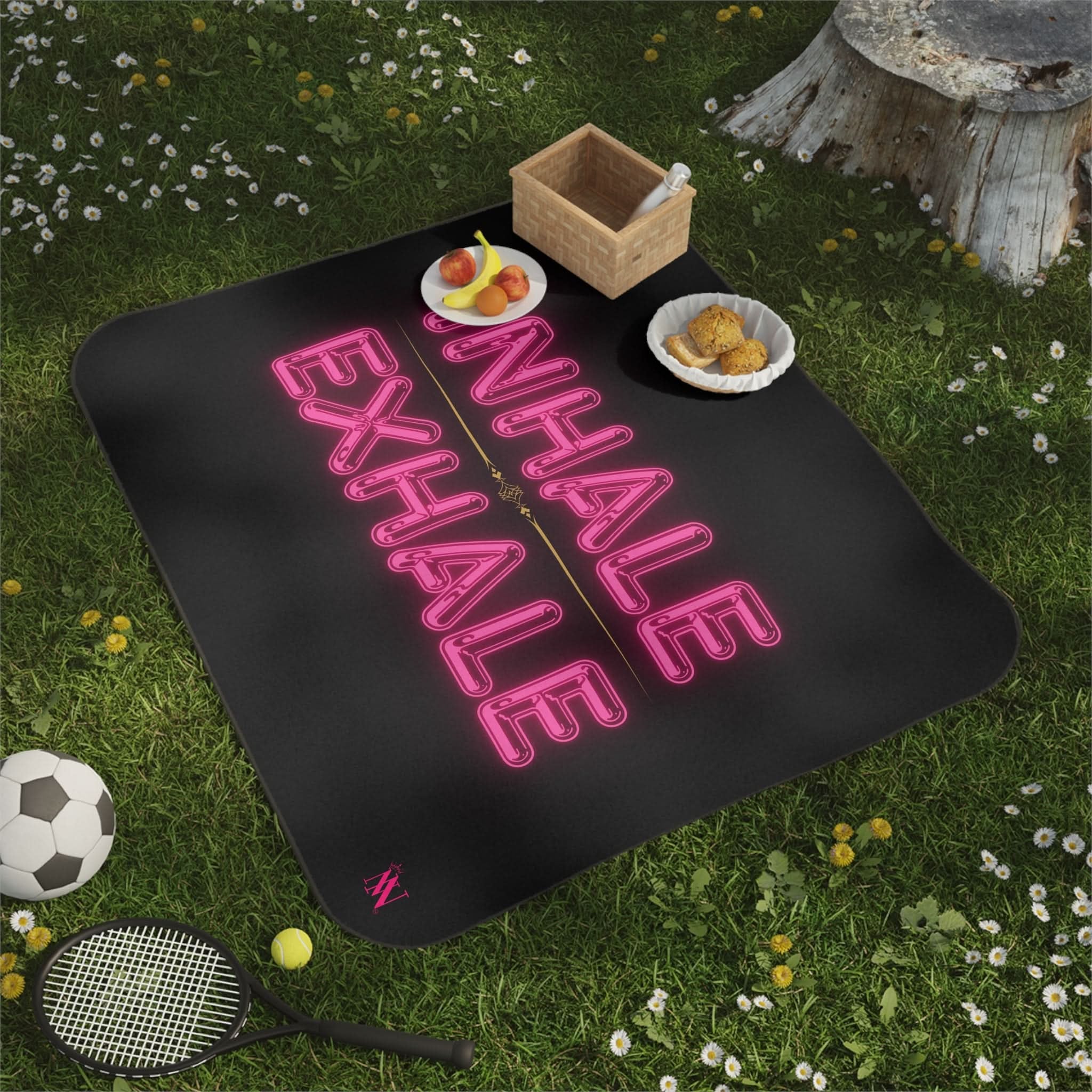 Inhale Exhale | Mix Match Fun-Flirty Lovers’ Water-Resistant Blankets