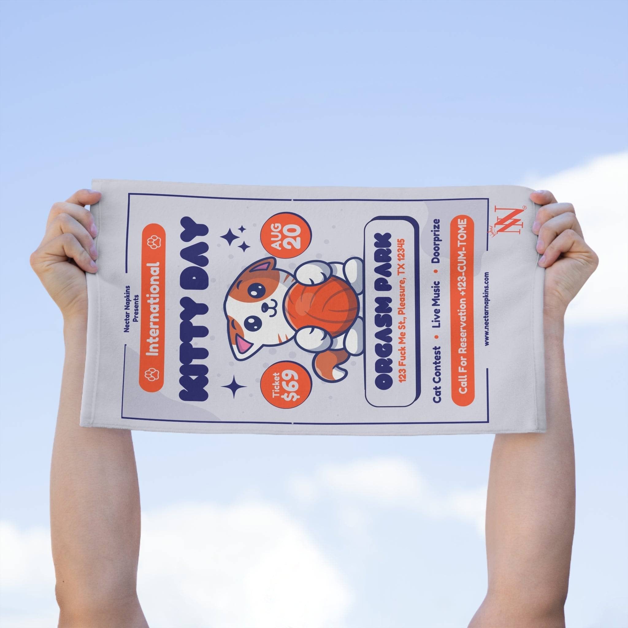 International Kitty Day Mix & Match Soft Sex Towels | Flirty Lovers’ Gifts