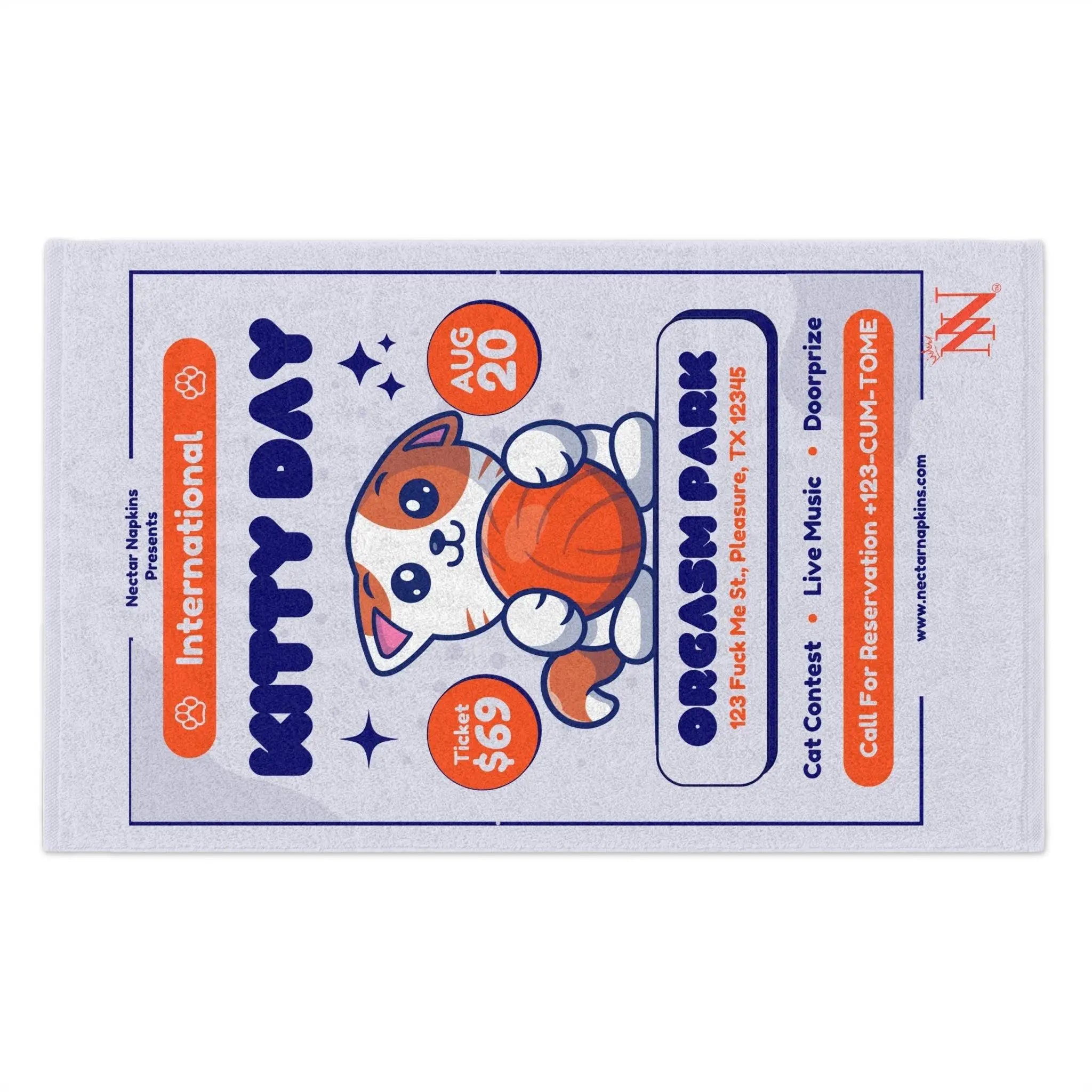 International Kitty Day Mix & Match Soft Sex Towels | Flirty Lovers’ Gifts