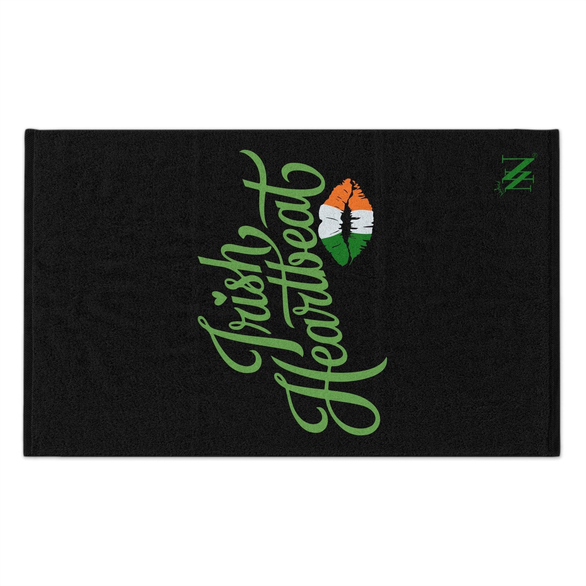 Irish Heartbeat Black | Mix & Match Soft Sex Towels | Flirty Lovers’ Gifts