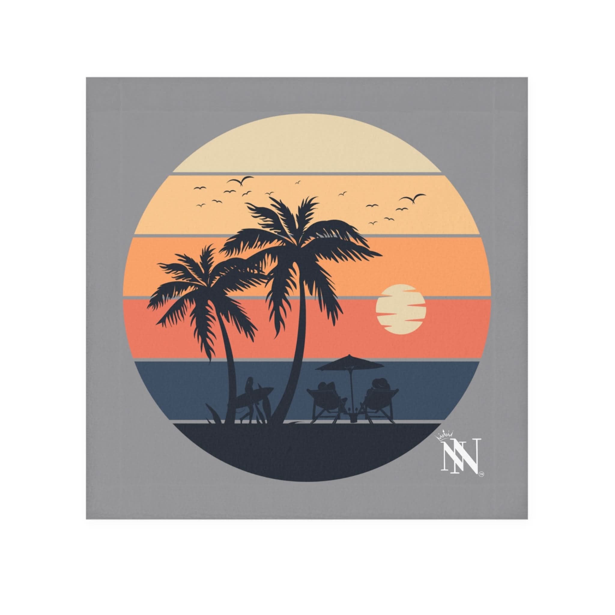 Islands Grey | Mix & Match Lils’ Fun-Flirty Lovers’ Towels