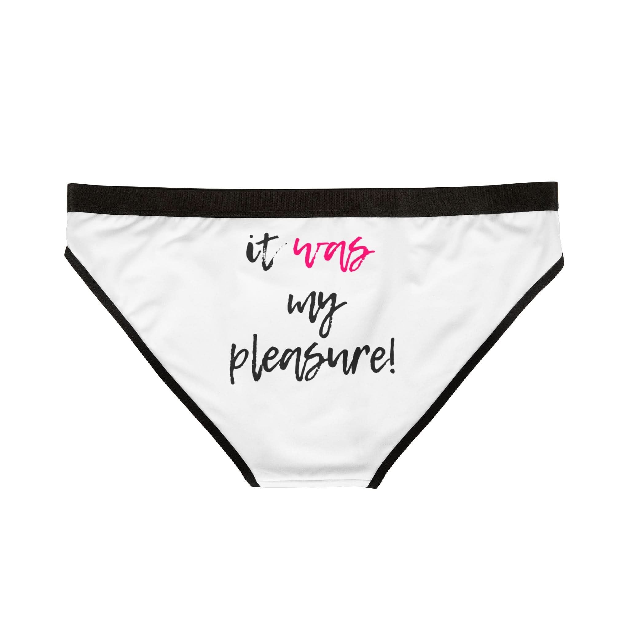 It Was My Pleasure | Mix & Match Women’s Fun-Flirty Lovers’ Panties