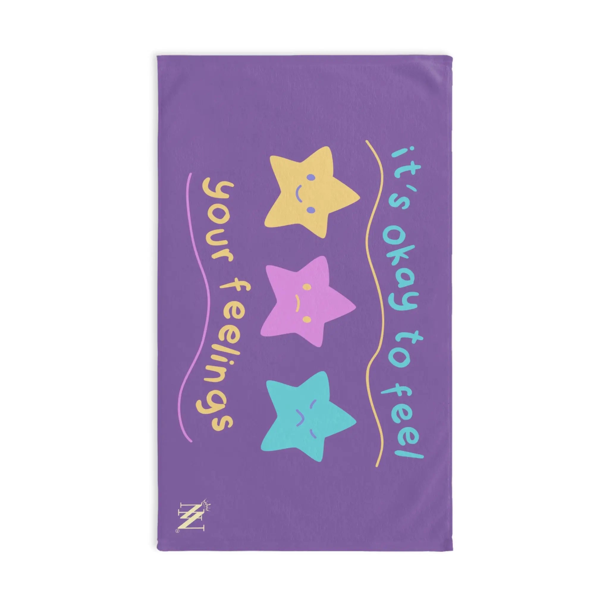 It’s Okay to Feel Your Feelings Lavendar | Mix & Match Original Fun-Flirty Lovers’ Towels