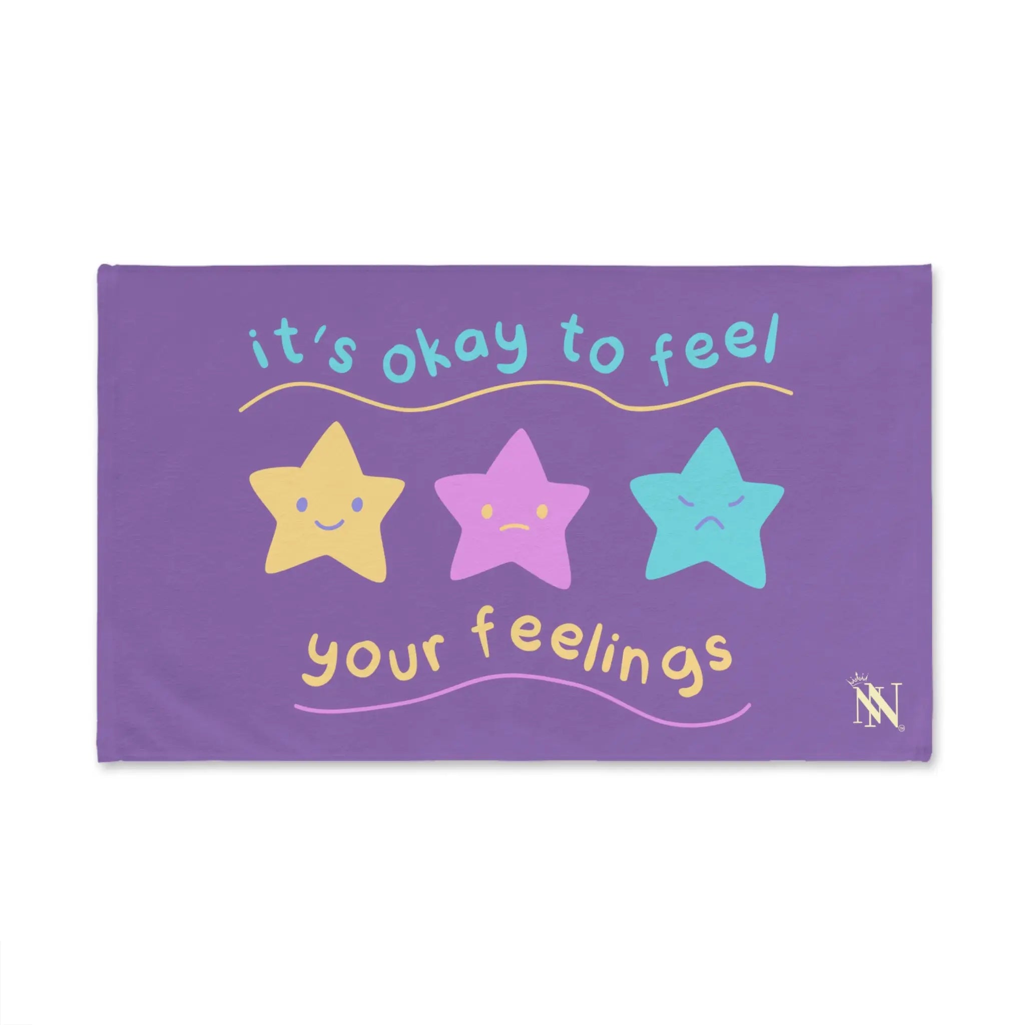 It’s Okay to Feel Your Feelings Lavendar | Mix & Match Original Fun-Flirty Lovers’ Towels