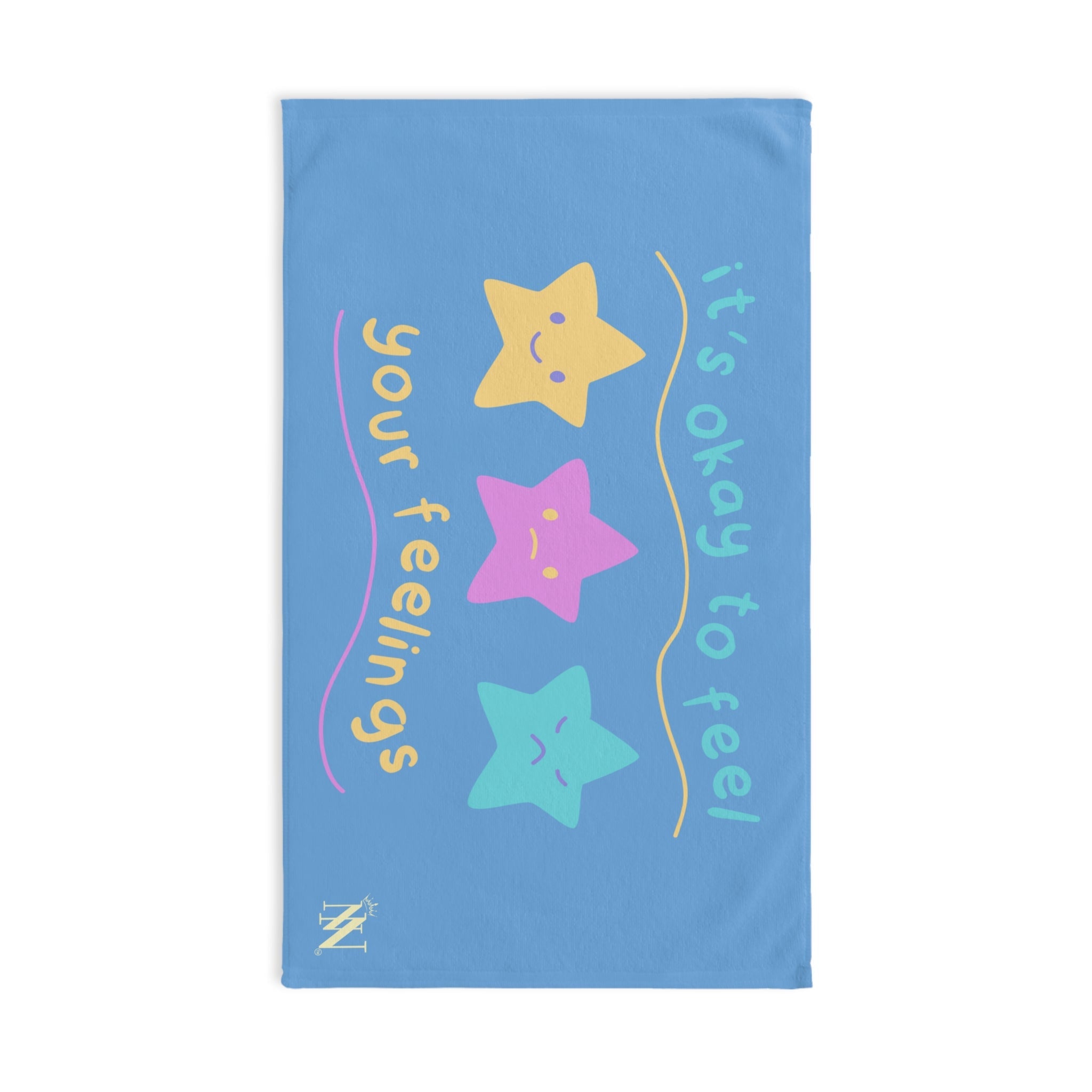 It’s Okay to Feel Your Feelings Light Blue | Mix & Match Original Fun-Flirty Lovers’ Towels