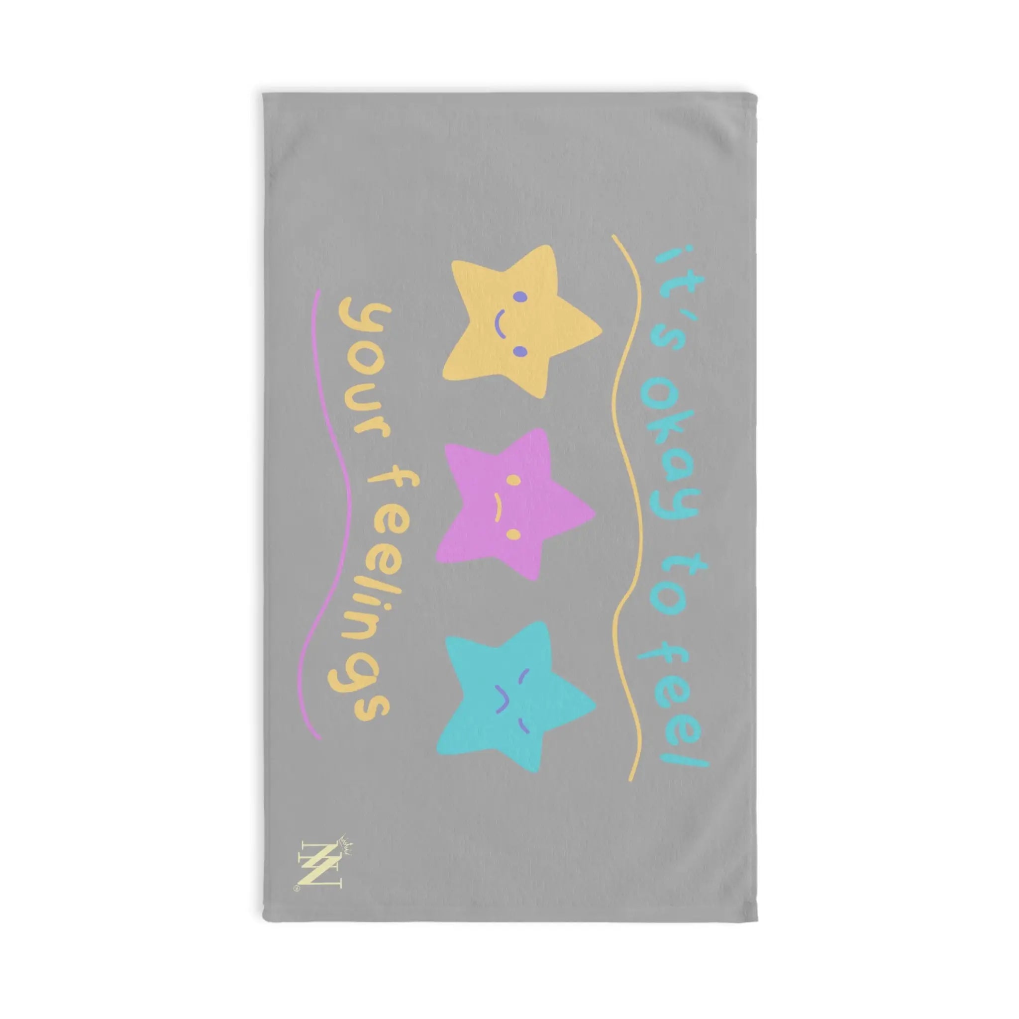 It’s Okay to Feel Your Feelings Light Grey | Mix & Match Original Fun-Flirty Lovers’ Towels