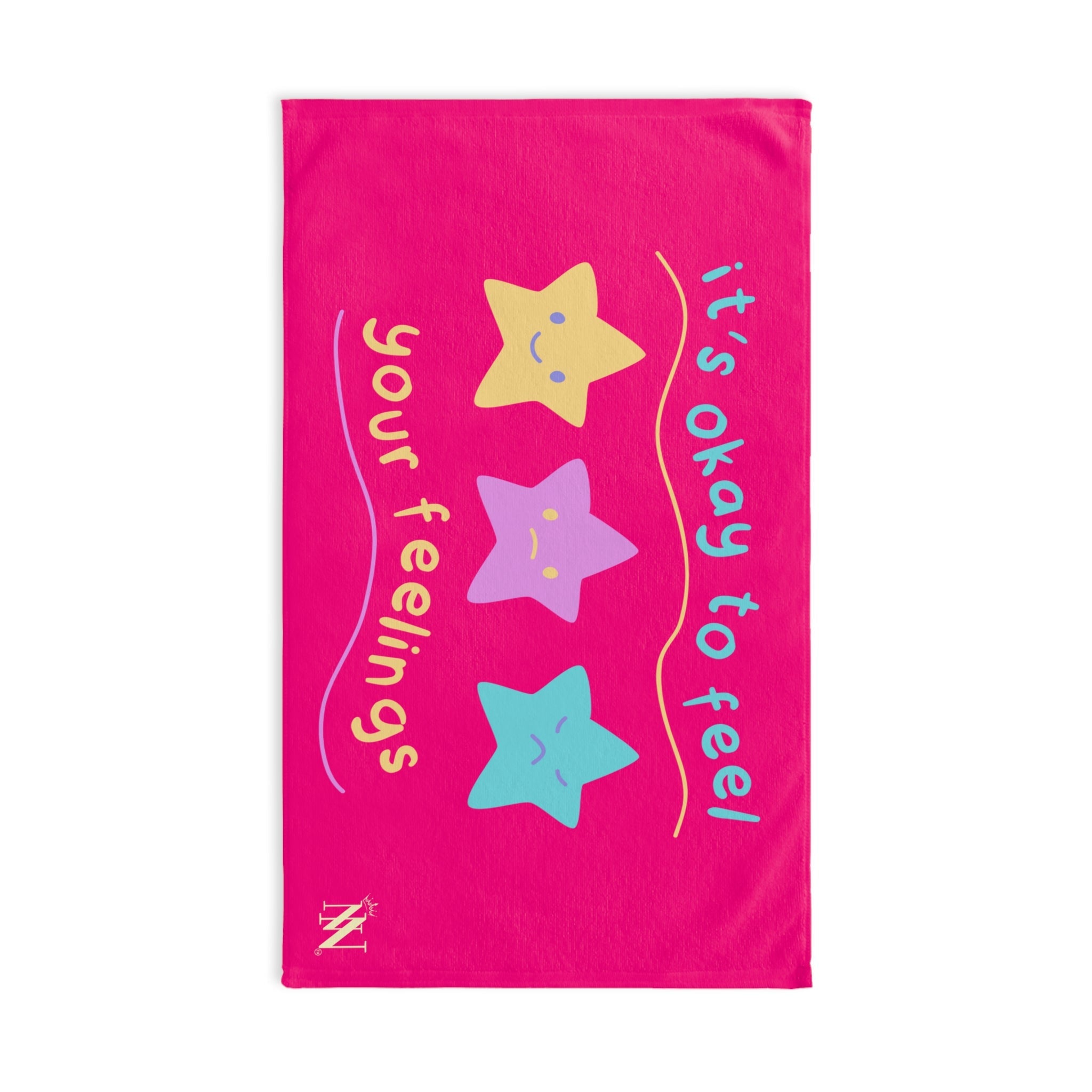 It’s Okay to Feel Your Feelings Signature Pink | Mix & Match Original Fun-Flirty Lovers’ Towels