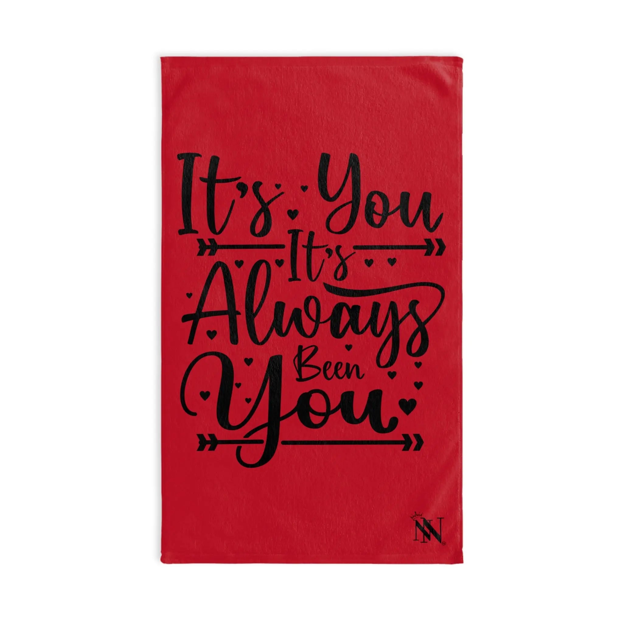 It’s You It’s Always Been You Red | Mix & Match Original Fun-Flirty Lovers’ Towels