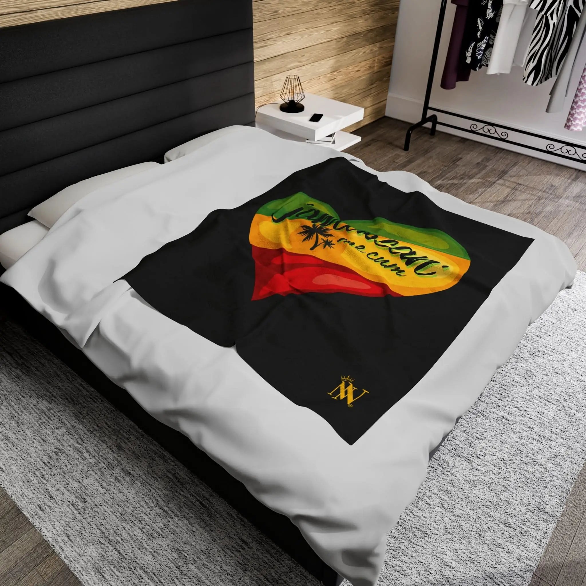 Jamaican Me Cum | Mix & Match Fun-Flirty Lovers’ Blankets