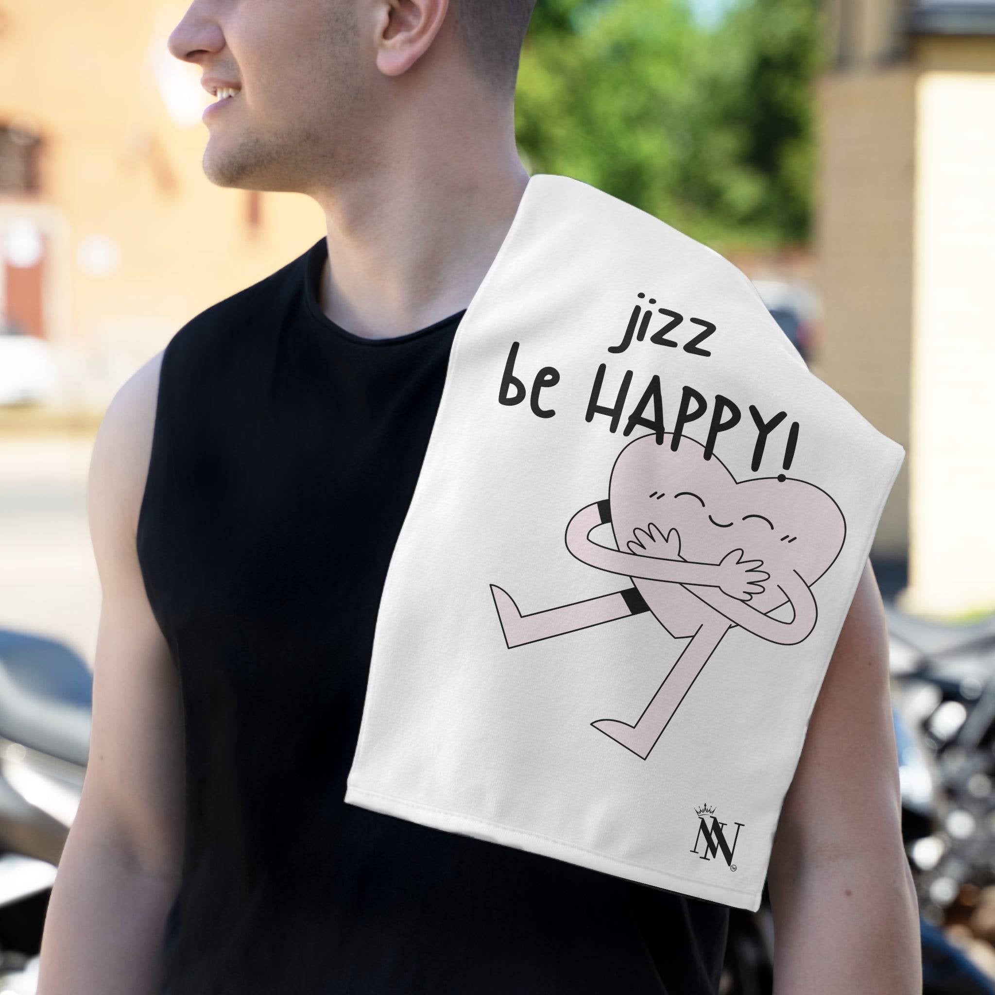 Jizz Be Happy | Mix & Match Soft Fun-Flirty Lovers’ Towels