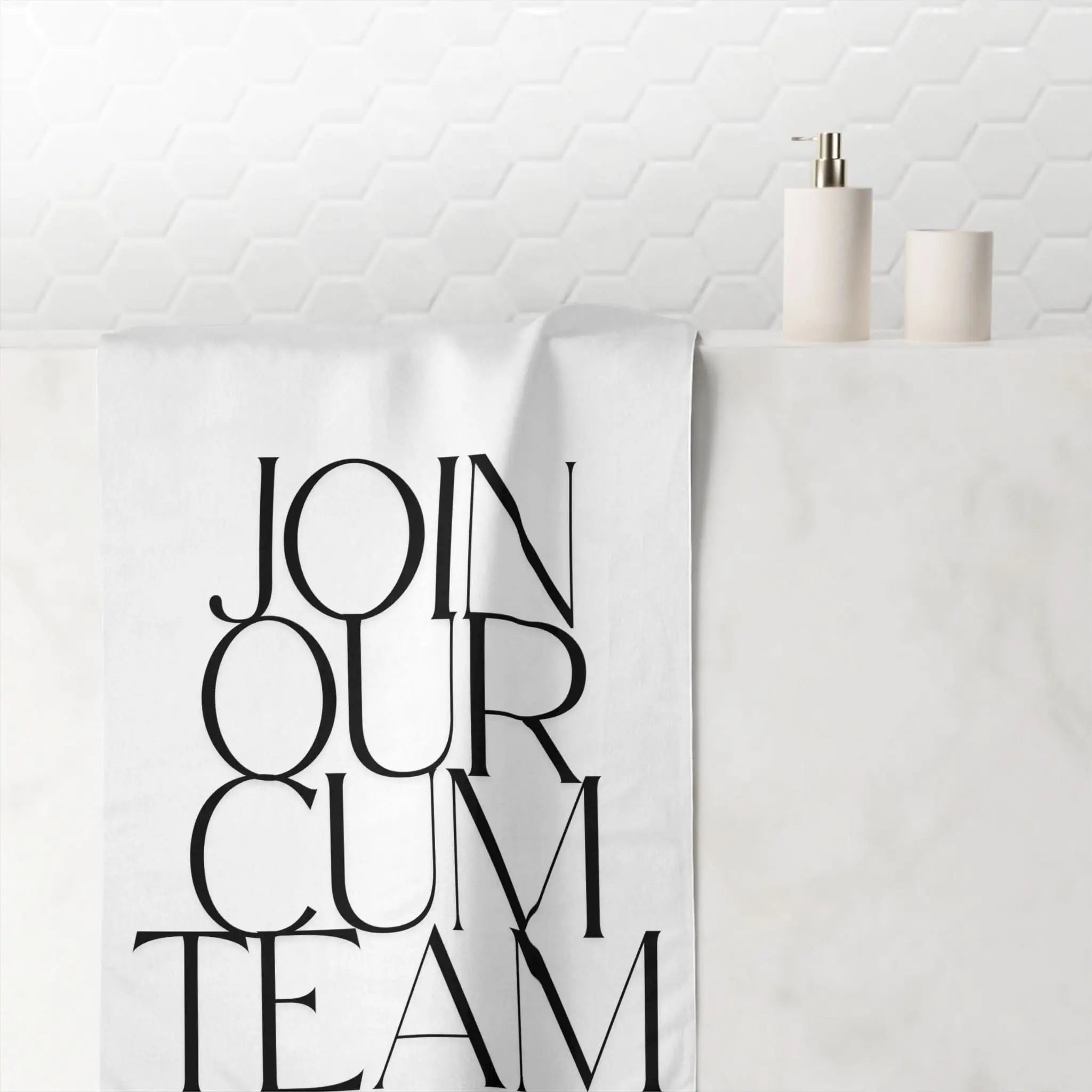 Join Our Cum Team | Mix & Match Naughty XL Fun-Flirty Lovers’ Towels
