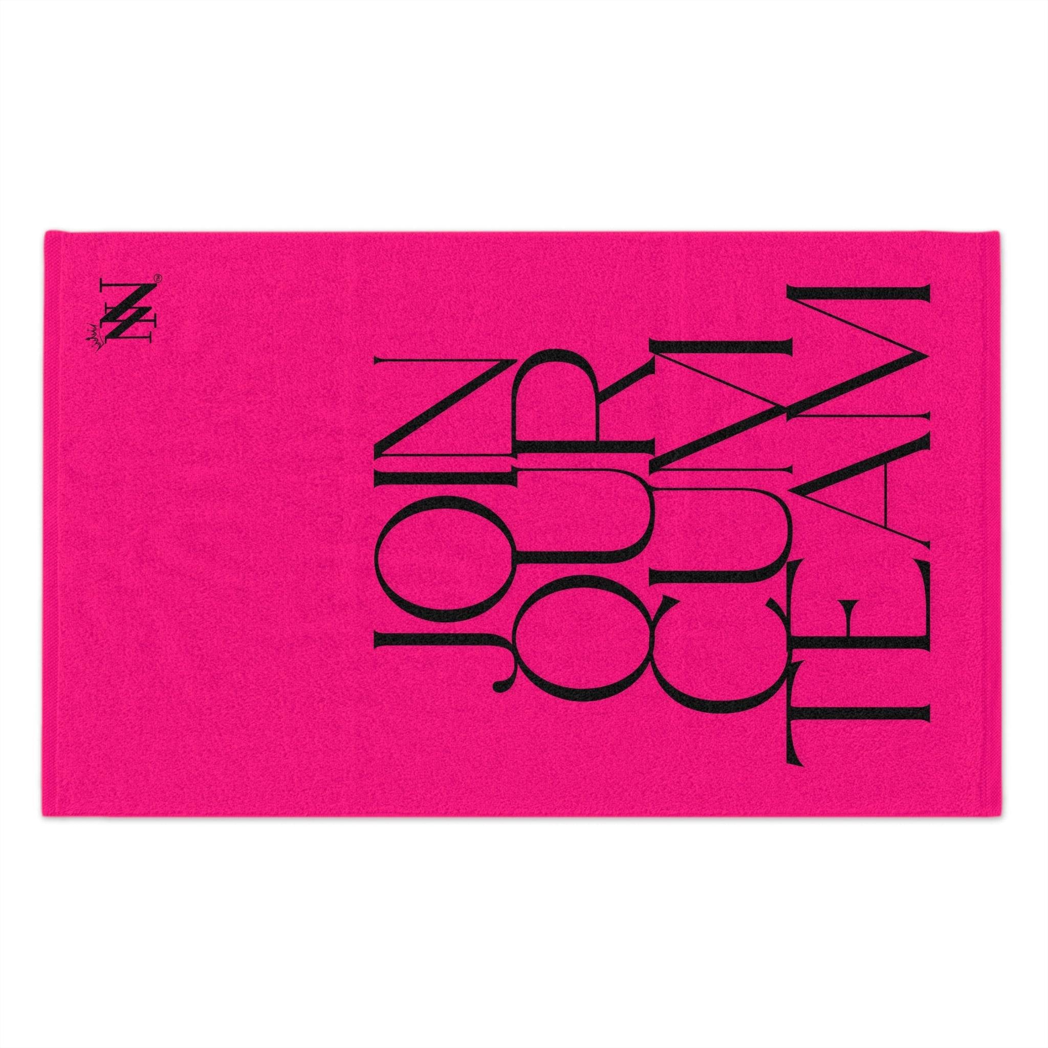 Join Our Cum Team Pink Mix & Match Soft Sex Towels | Flirty Lovers’ Gifts