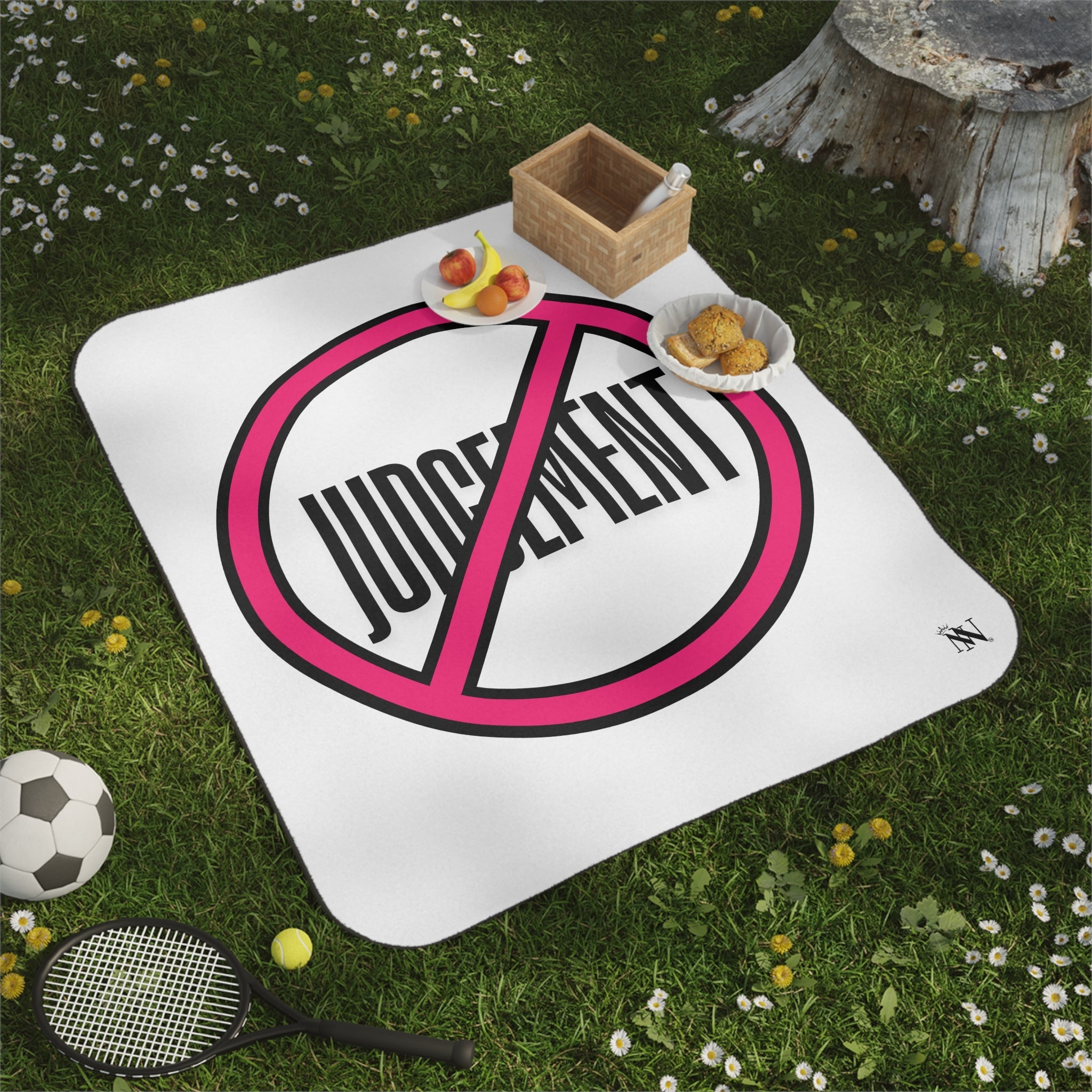 Judgement Free Zone | Mix Match Fun-Flirty Lovers’ Water-Resistant Blankets