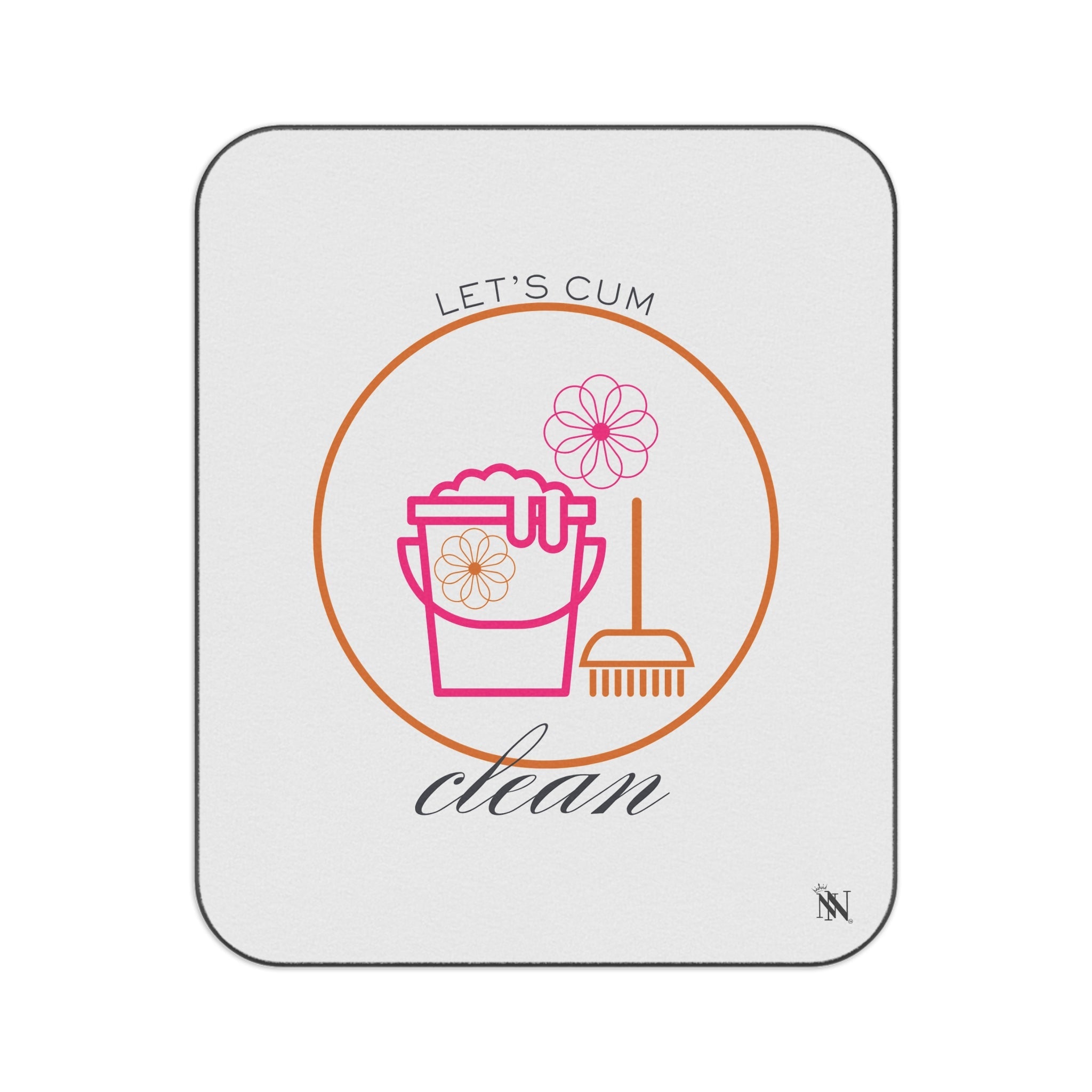 Let’s Cum Clean! | Mix Match Fun-Flirty Lovers’ Water-Resistant Blankets