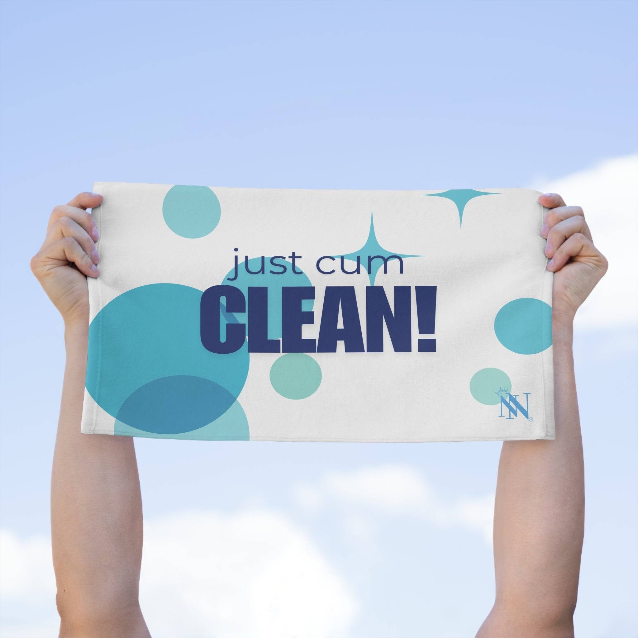 Just Cum Clean! | Mix & Match Soft Fun-Flirty Lovers’ Towels