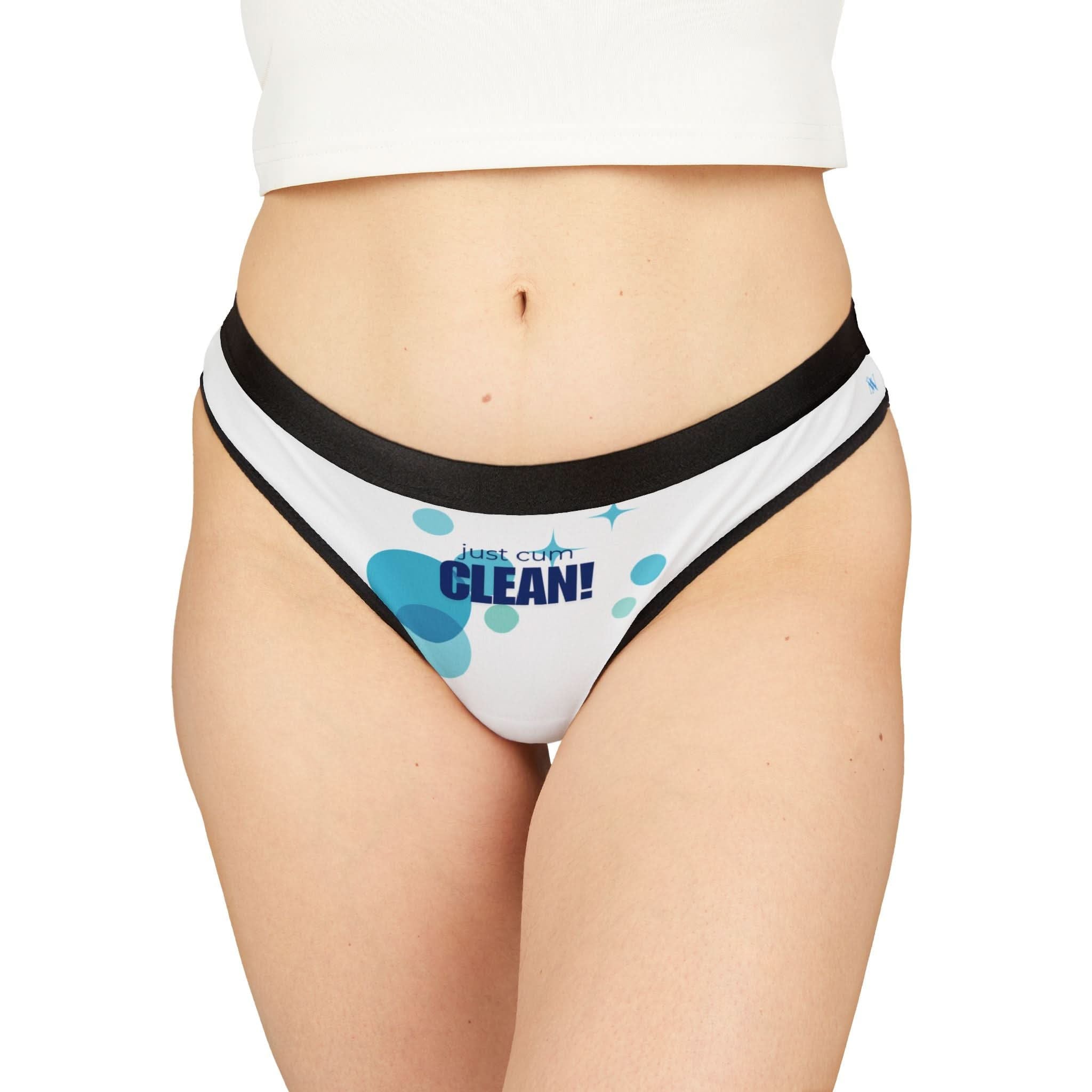 Just Cum Clean! | Mix & Match Women’s Fun-Flirty Lovers’ Thongs