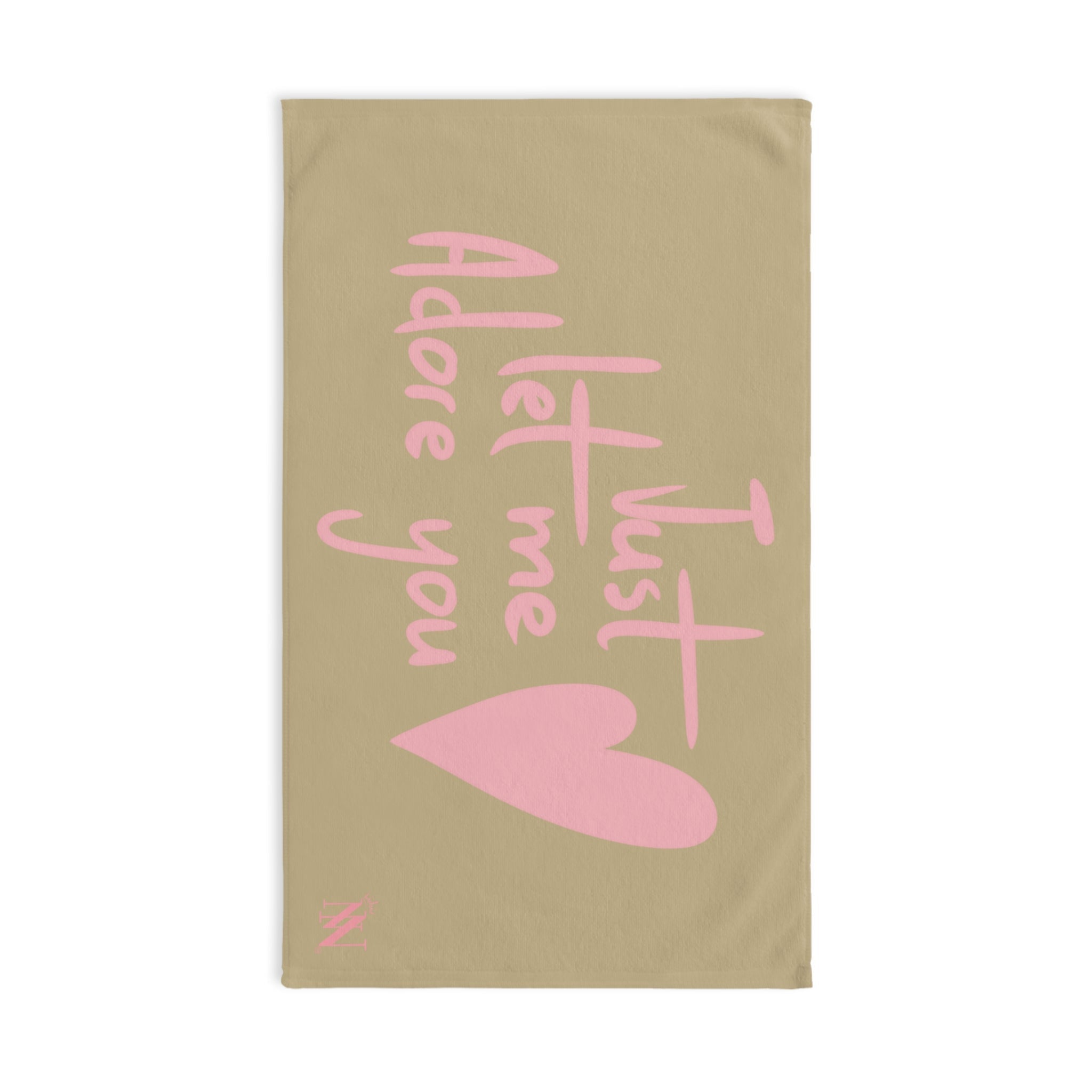 Just Let Me Adore You Gold | Mix & Match Original Fun-Flirty Lovers’ Towels