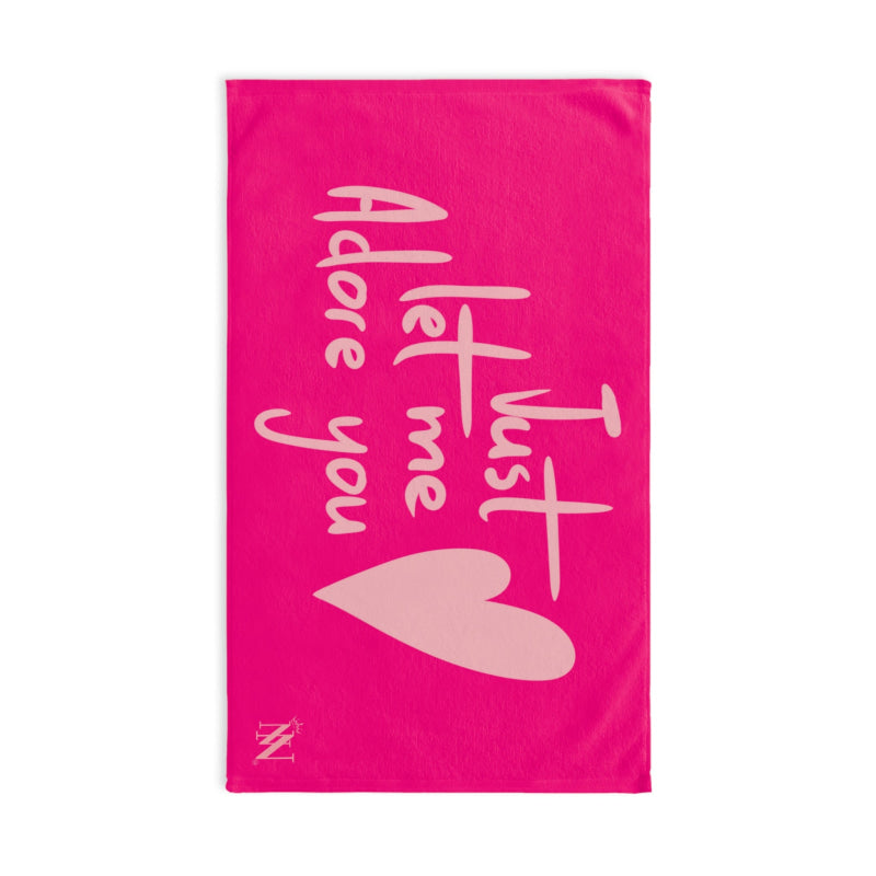 Just Let Me Adore You Signature Pink | Mix & Match Original Fun-Flirty Lovers’ Towels