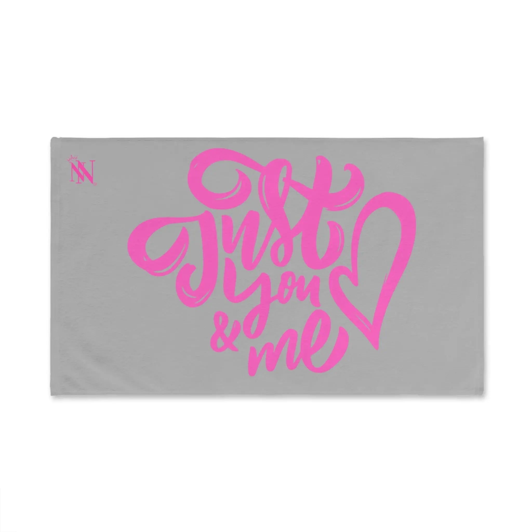 Just You Me Light Grey | Mix & Match Original Fun-Flirty Lovers’ Towels