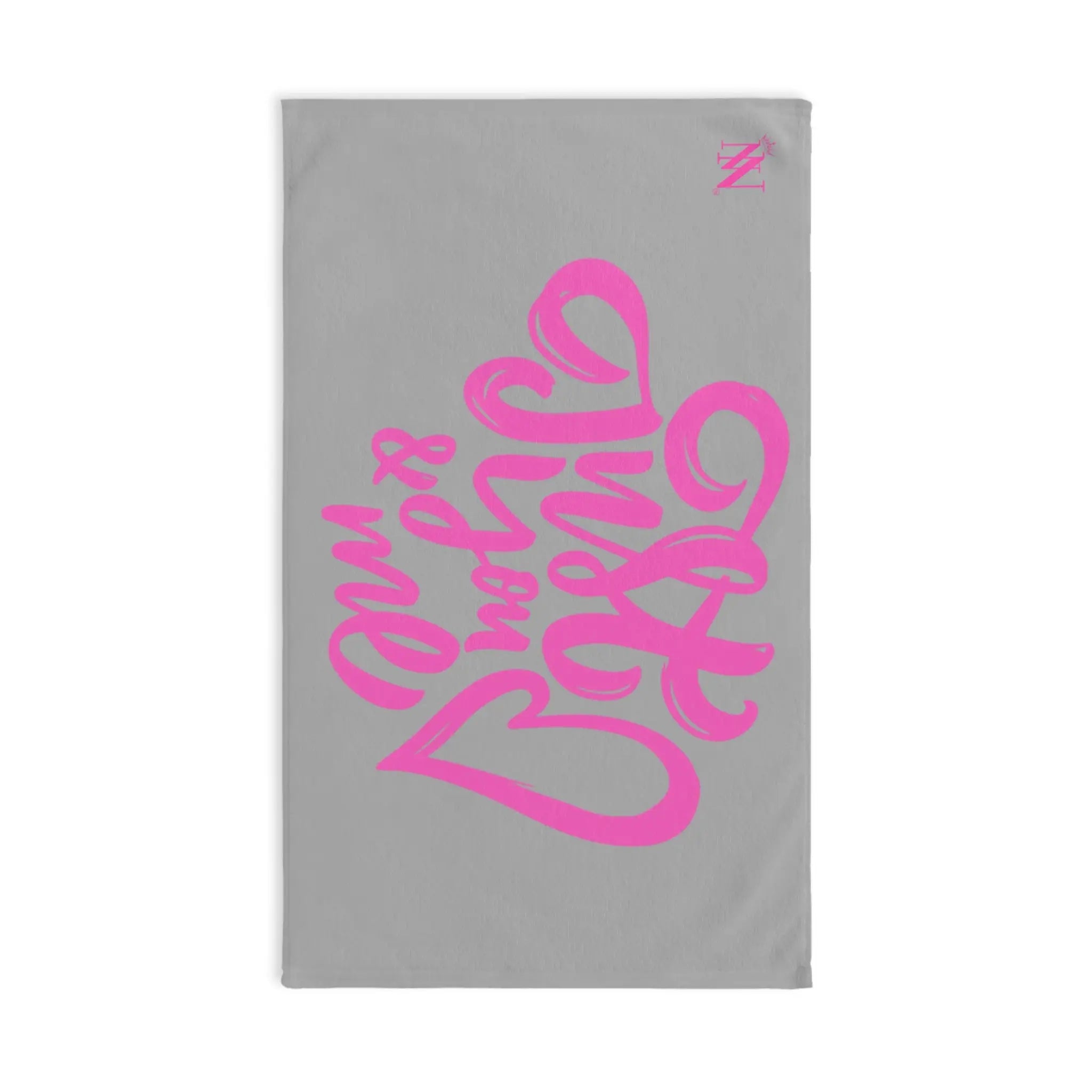 Just You Me Light Grey | Mix & Match Original Fun-Flirty Lovers’ Towels