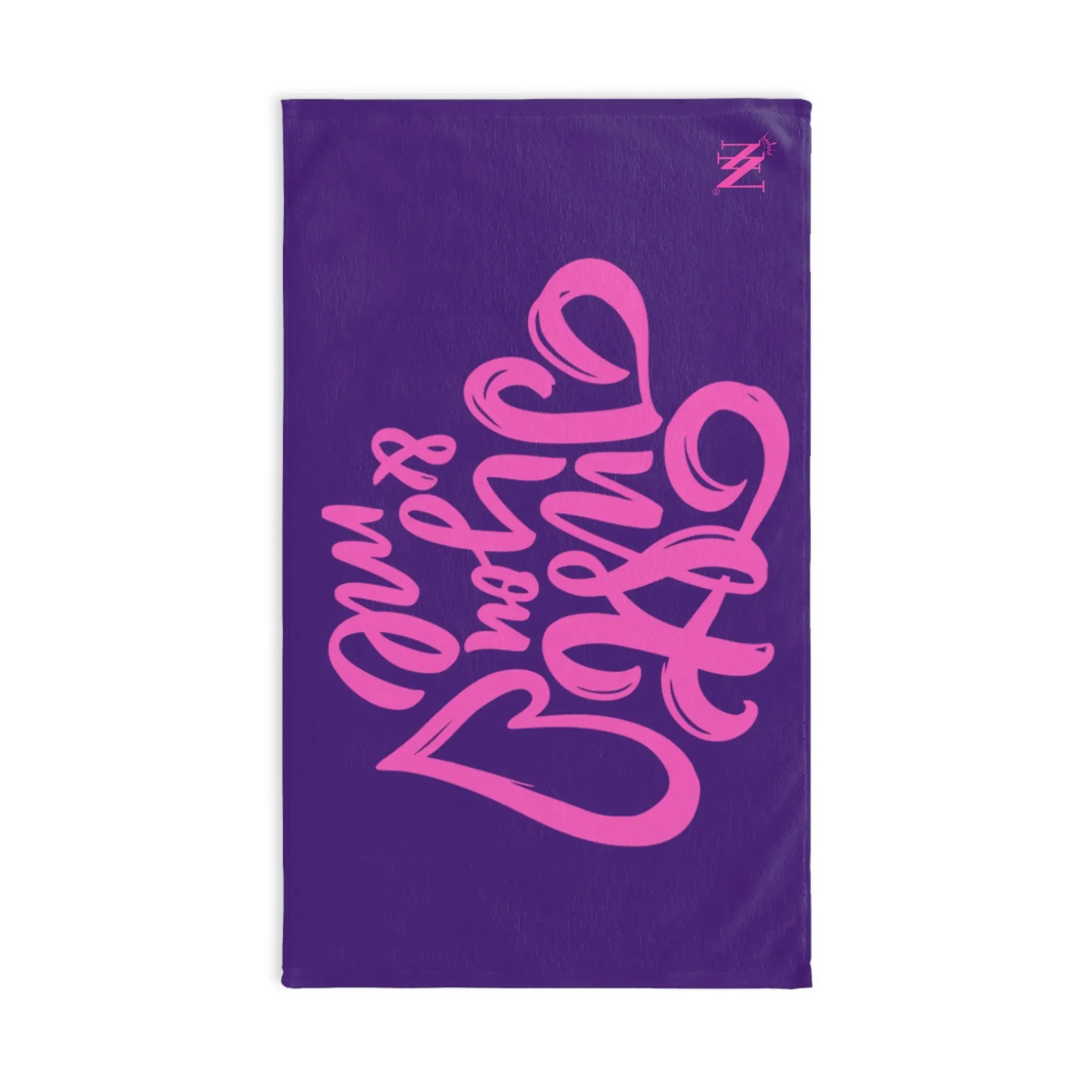Just You Me Purple | Mix & Match Original Fun-Flirty Lovers’ Towels