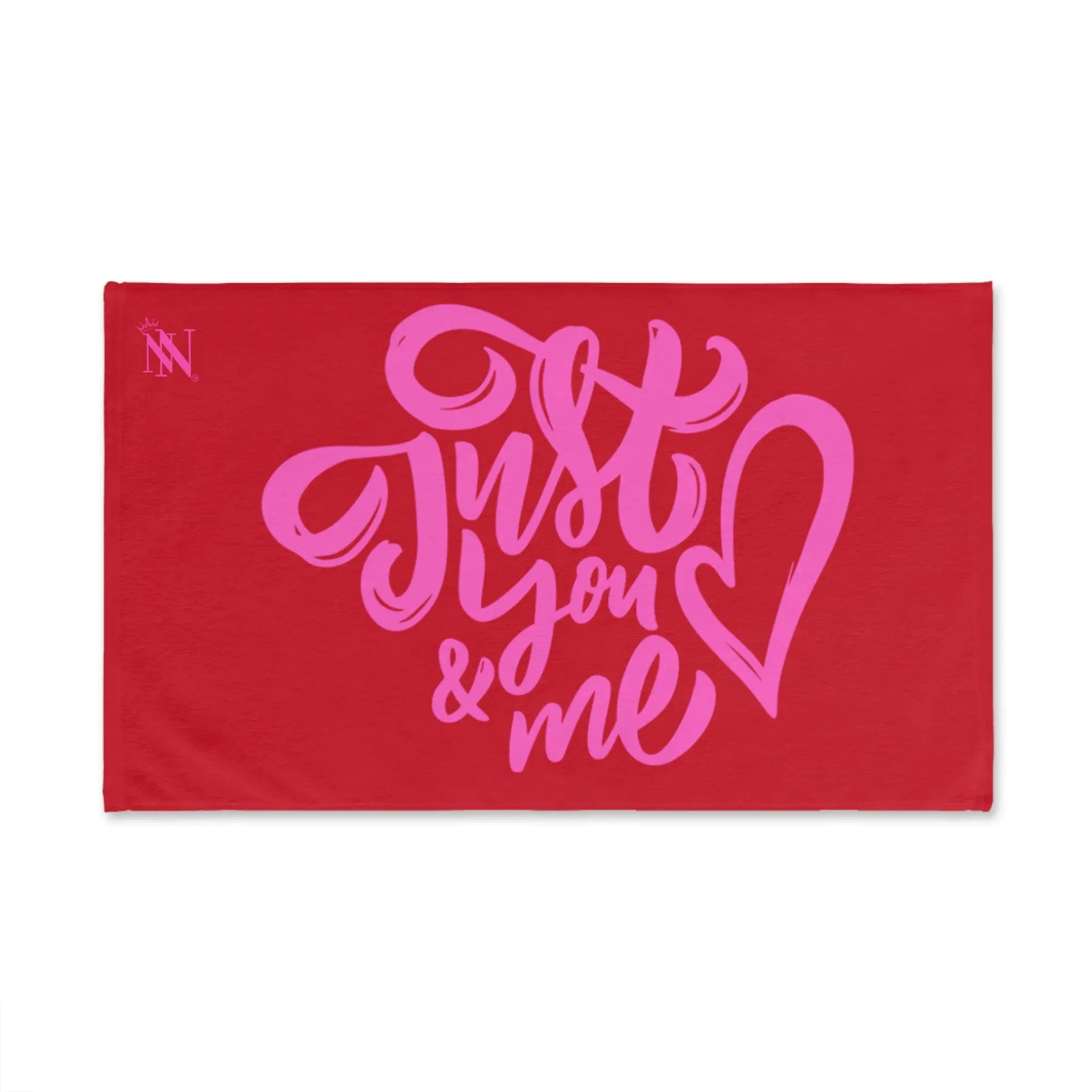 Just You Me Red | Mix & Match Original Fun-Flirty Lovers’ Towels
