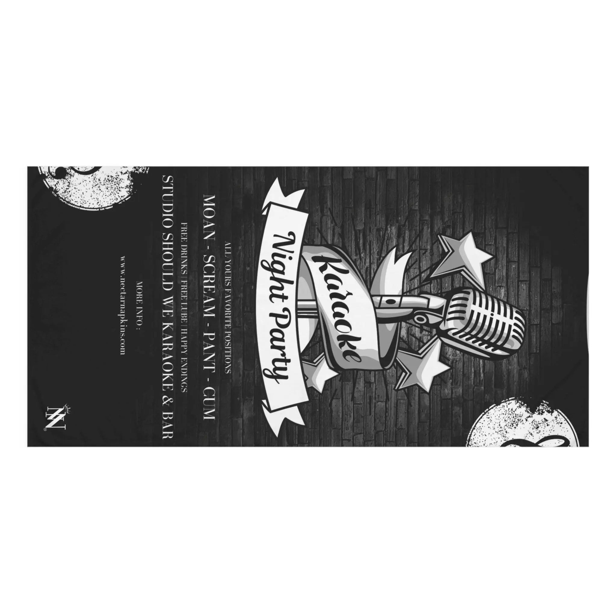 Karaoke Night | Mix & Match Naughty XL Fun-Flirty Lovers’ Towels