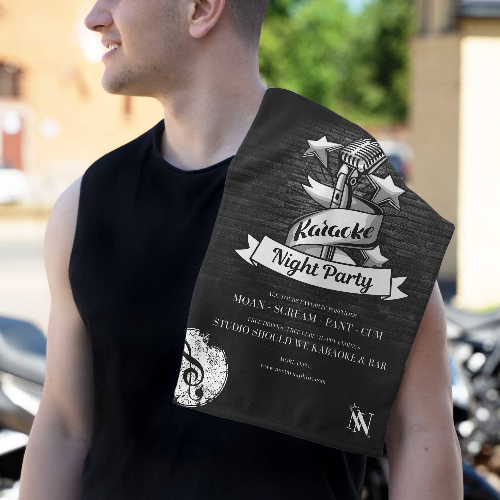 Karaoke Night | Mix & Match Soft Fun-Flirty Lovers’ Towels