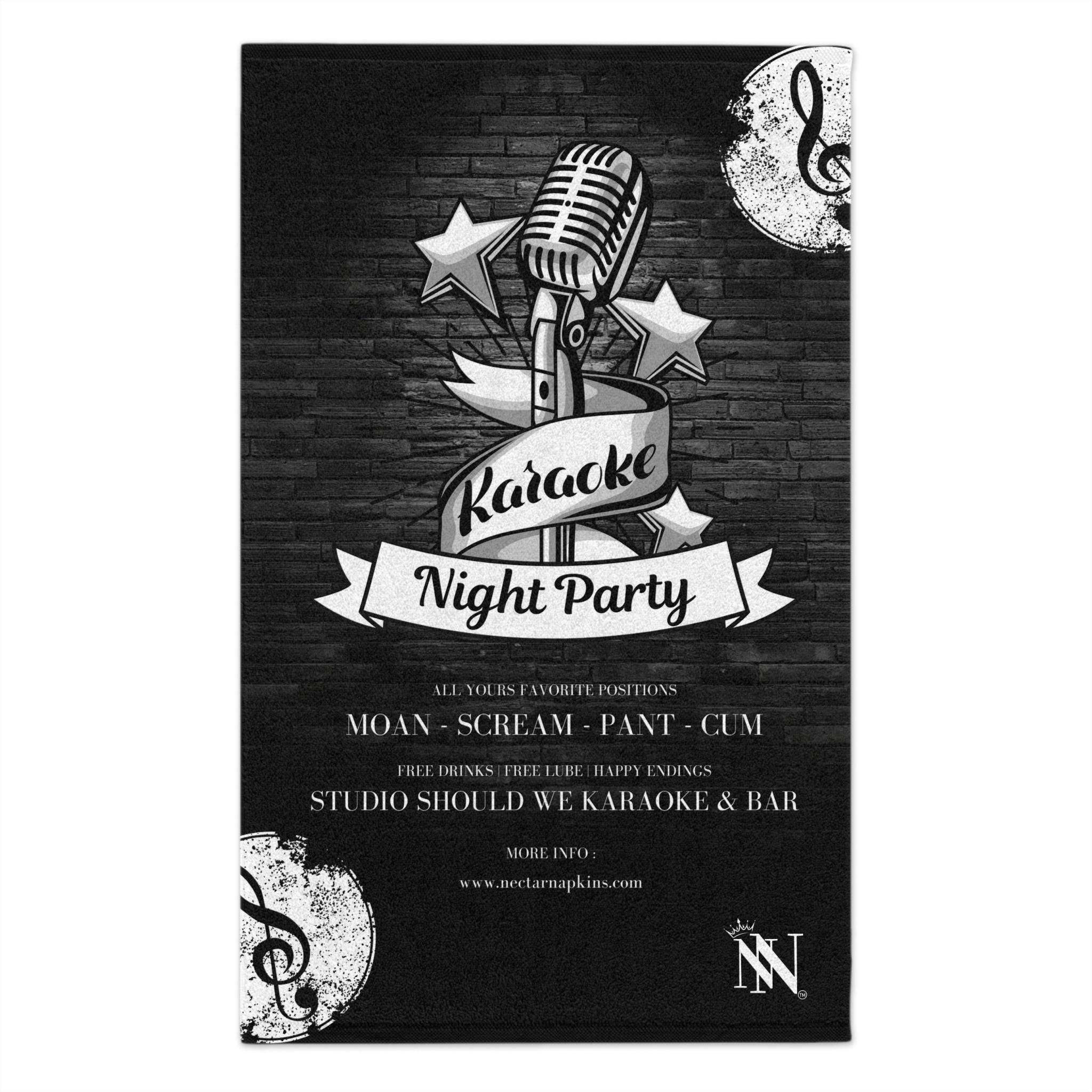 Karaoke Night | Mix & Match Soft Fun-Flirty Lovers’ Towels