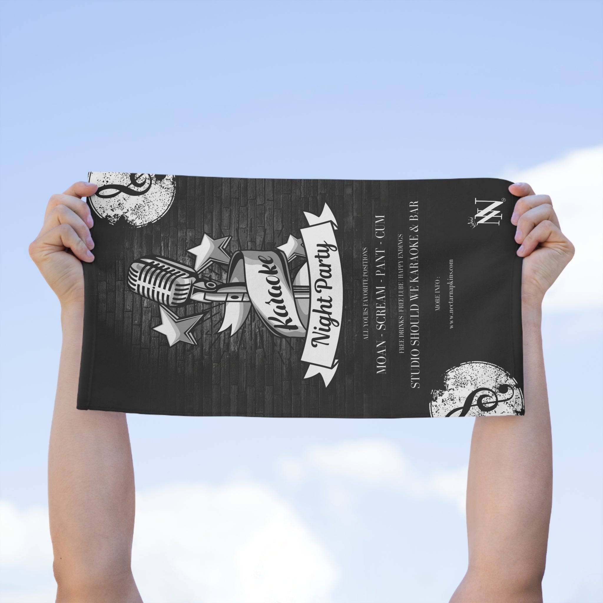 Karaoke Night | Mix & Match Soft Fun-Flirty Lovers’ Towels