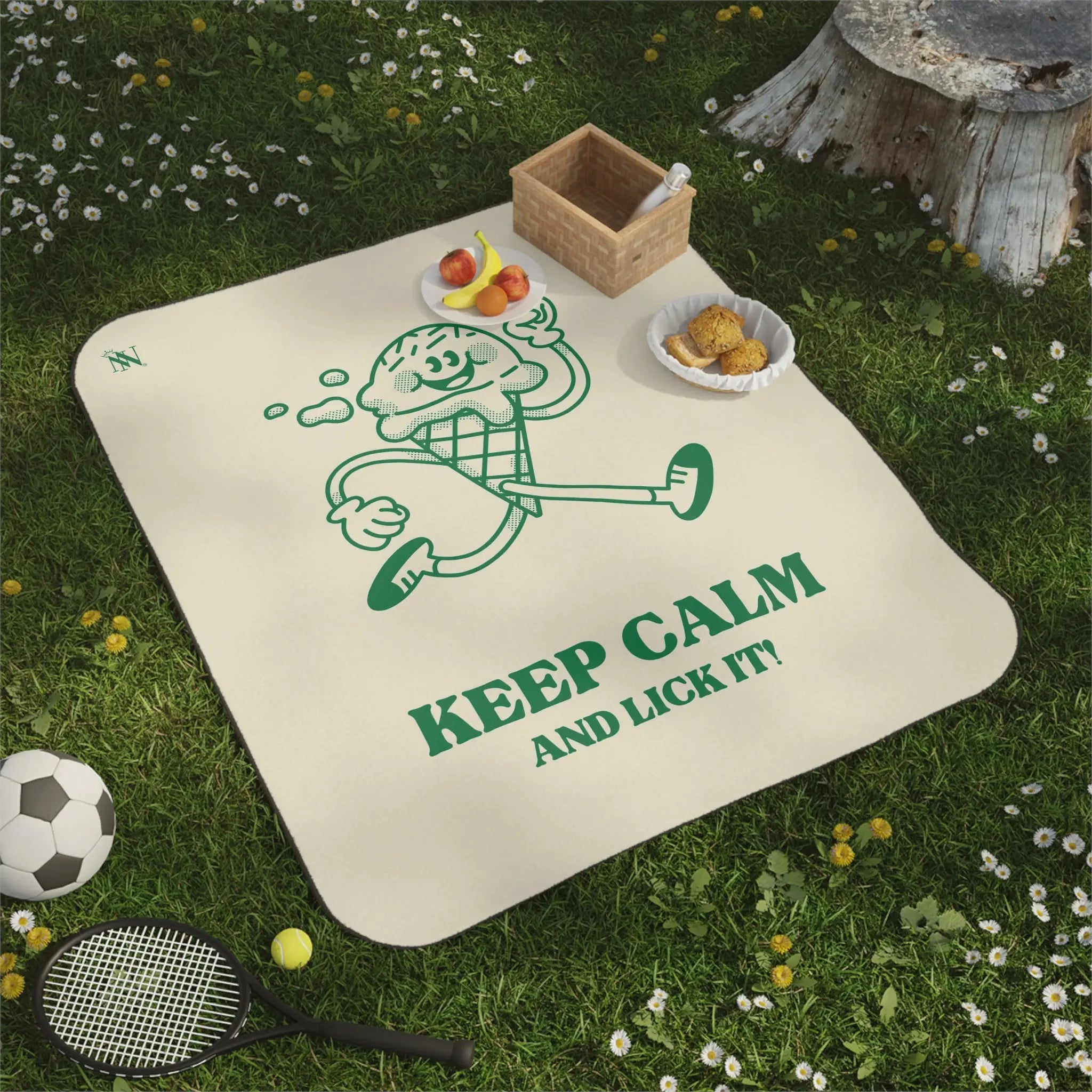 Keep Calm & Lick It! | Mix Match Fun-Flirty Lovers’ Water-Resistant Blankets