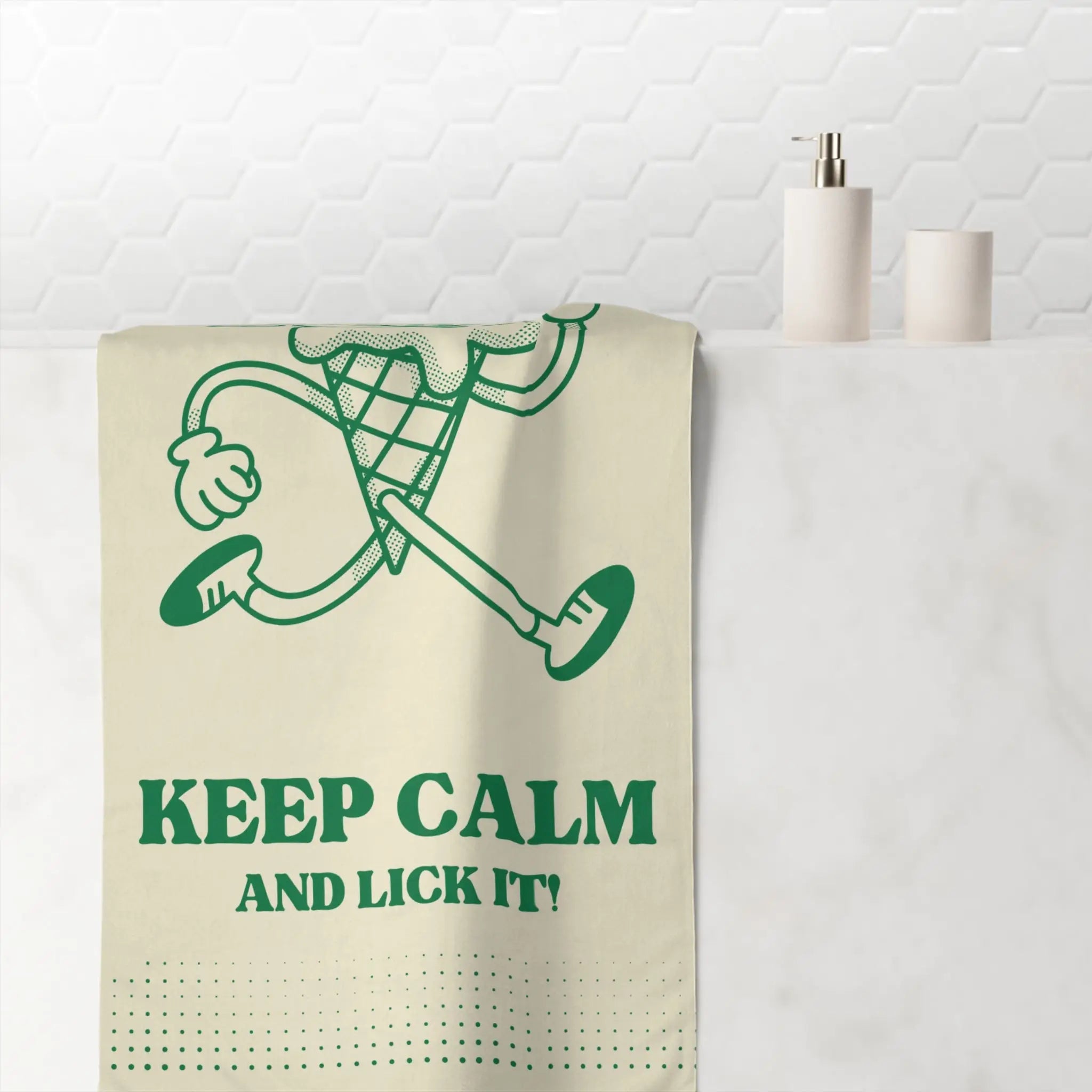 Keep Calm & Lick It! | Mix & Match XL Fun-Flirty Lovers’ Towels