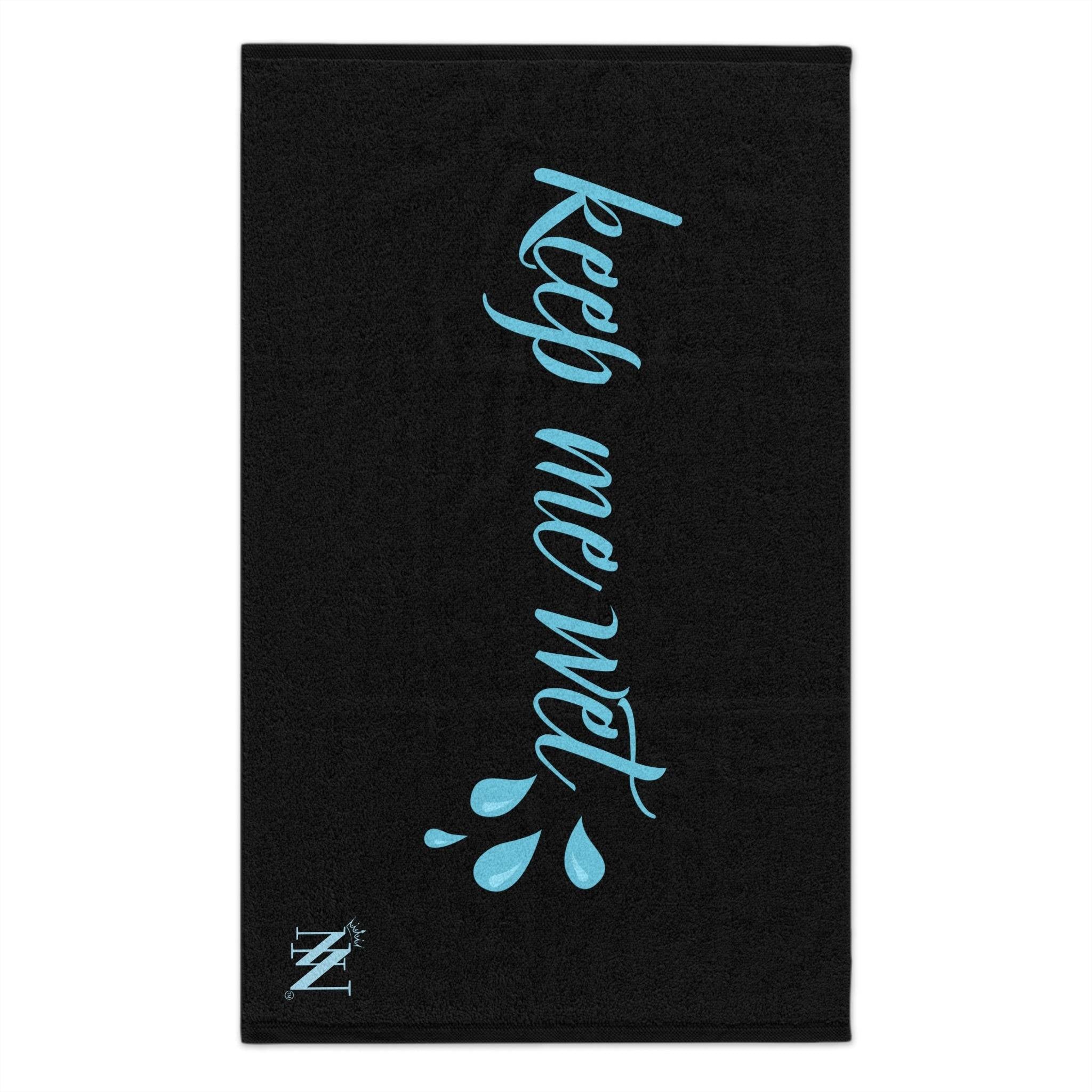 Keep Me Wet Black Mix Match Soft Sex Towels | Flirty Lovers’ Gifts